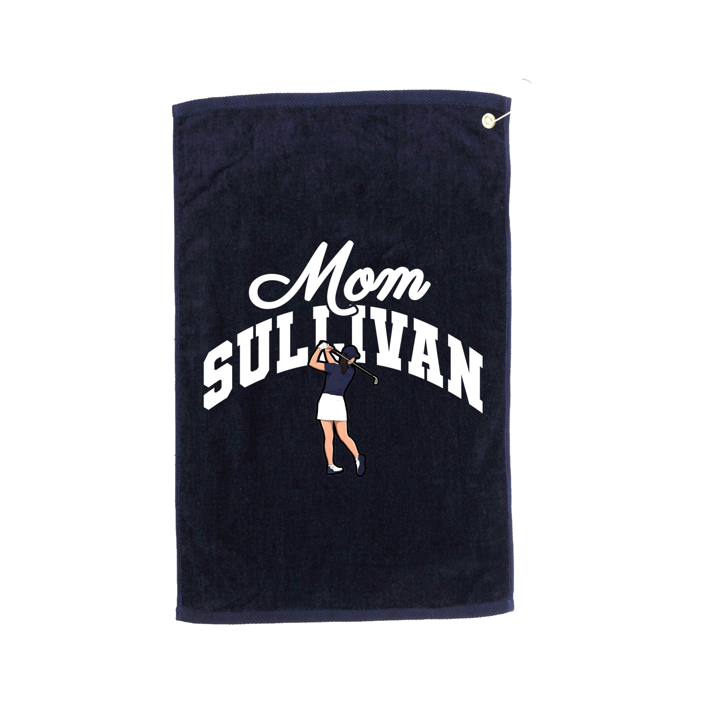 Golf Towel — Mothers Day Arch in Navy