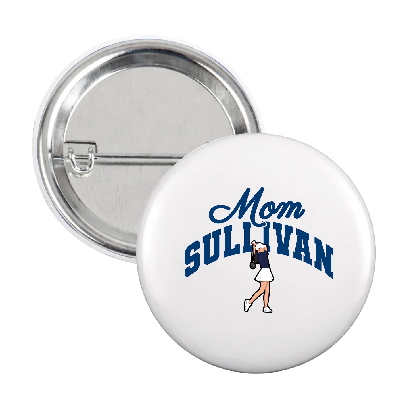 Game Day Button — Mothers Day Arch in White
