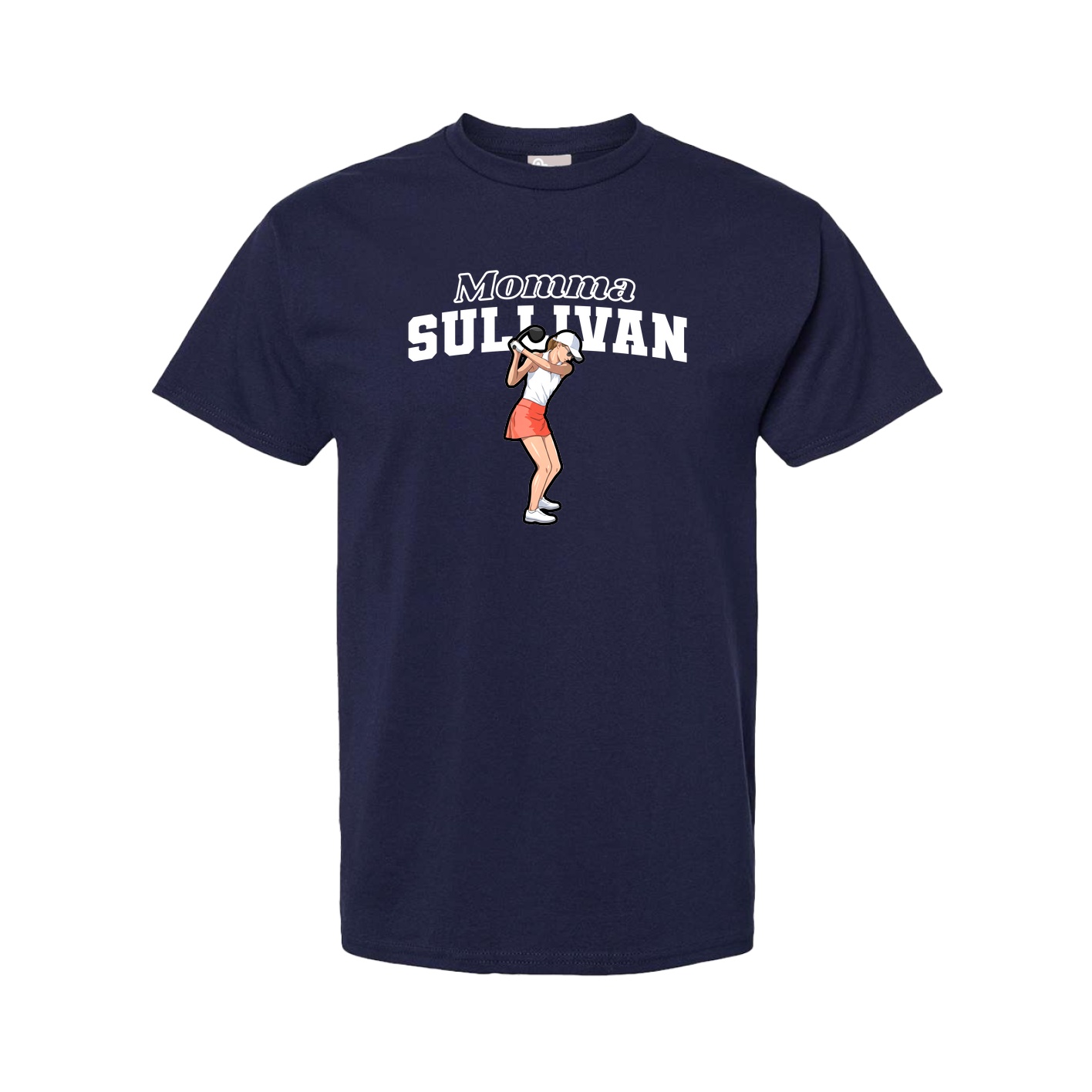 Youth Tee — Mothers Day Block in Navy
