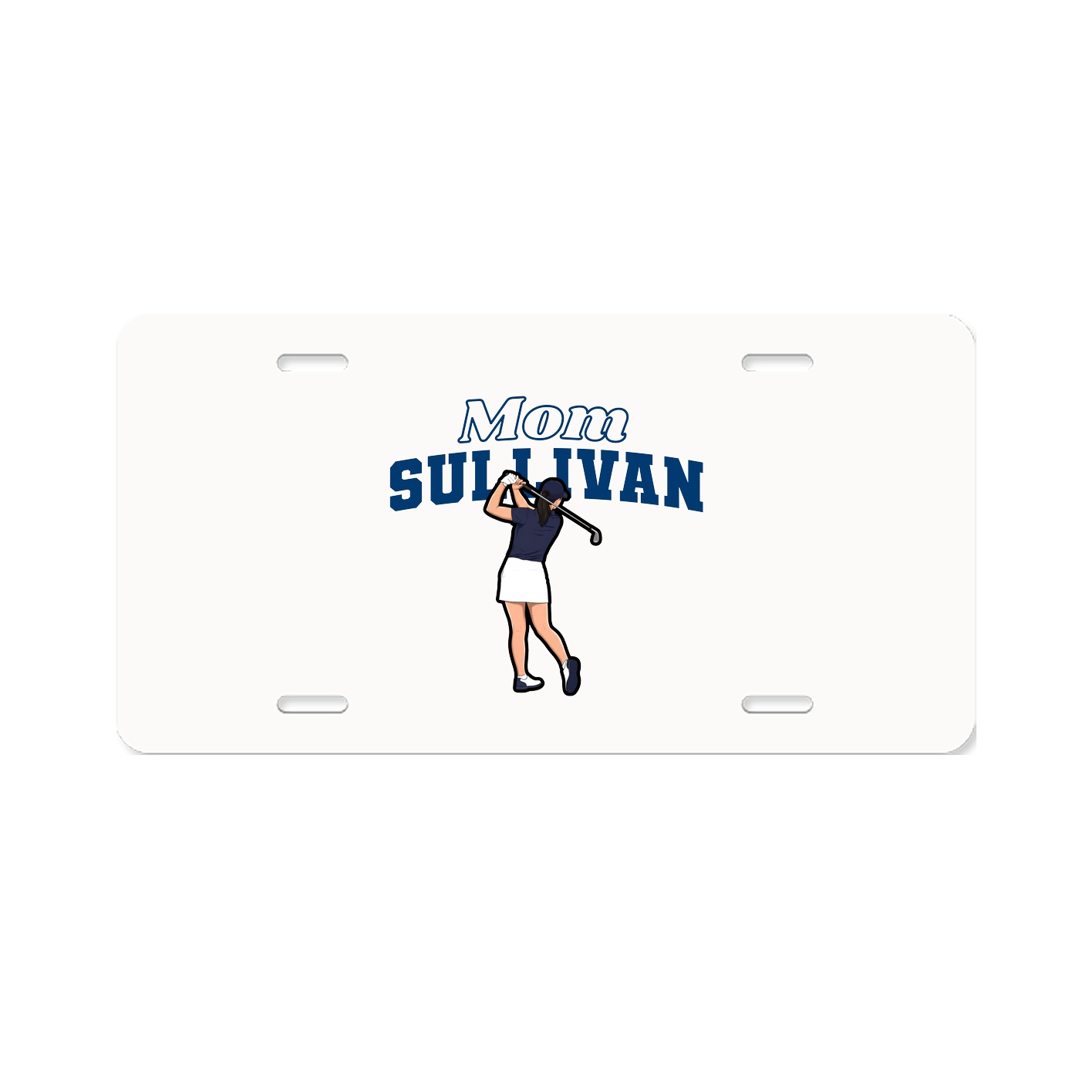 License Plate — Mothers Day Block in Classic