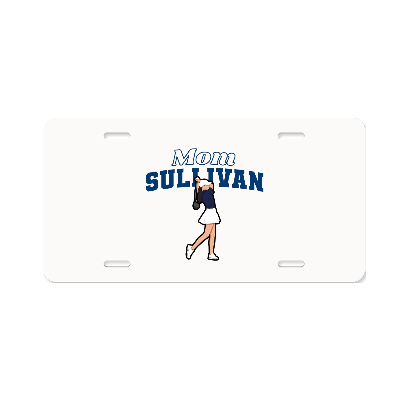 License Plate — Mothers Day Block in Classic