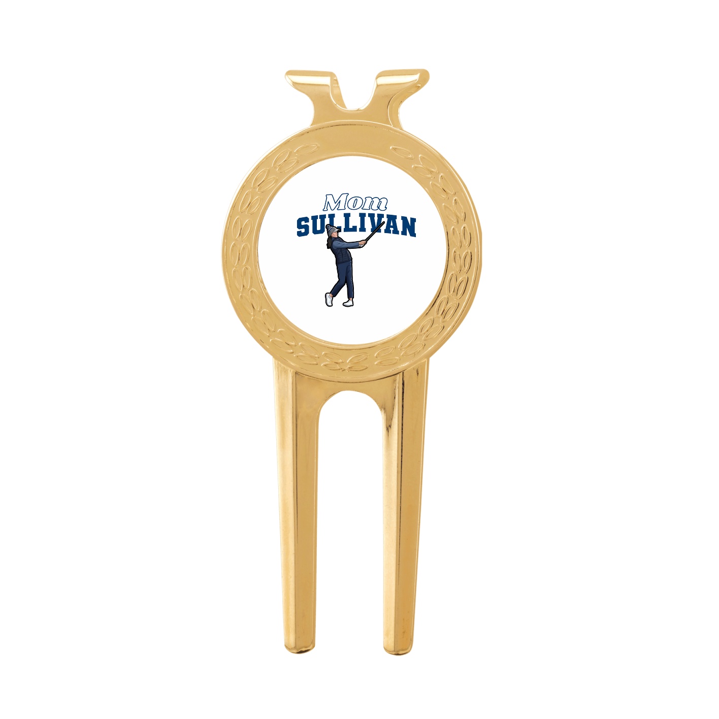 Divot Tool with Ball Marker — Mothers Day Block in Classic
