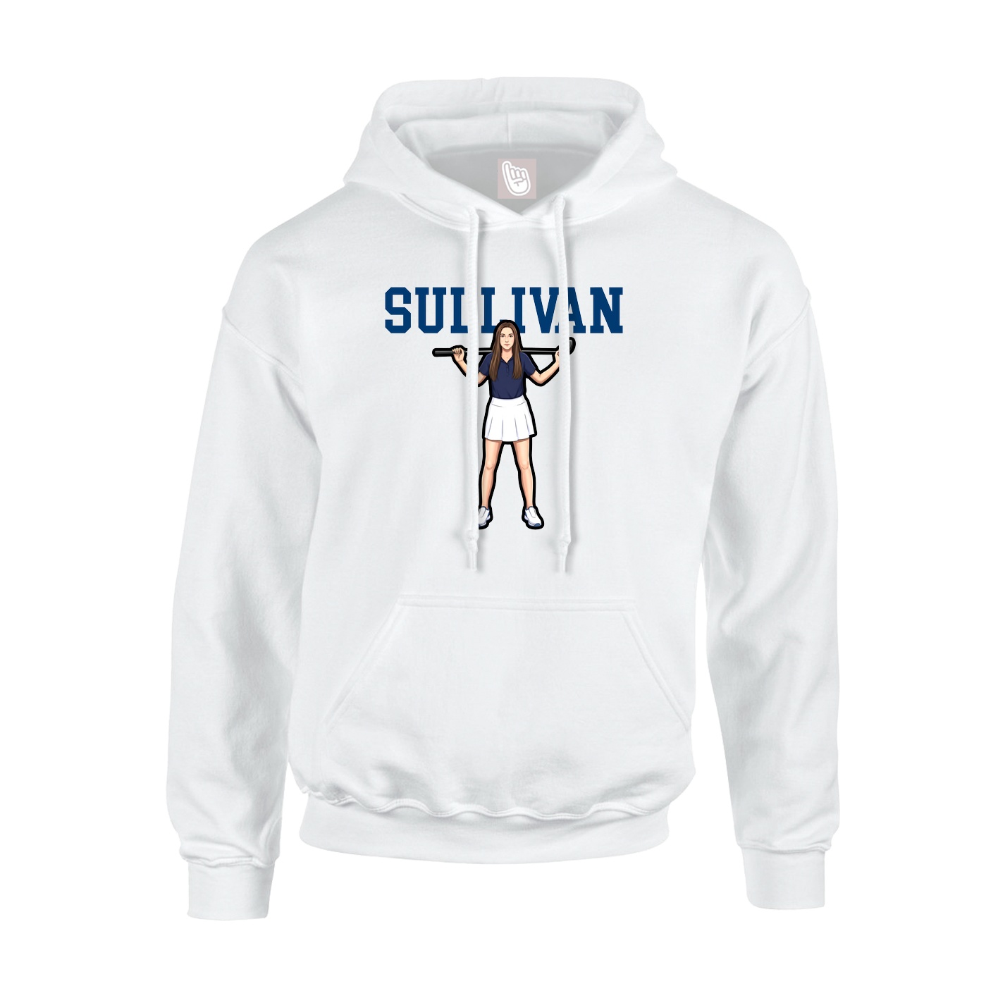 Hoodie — Shirsey in White