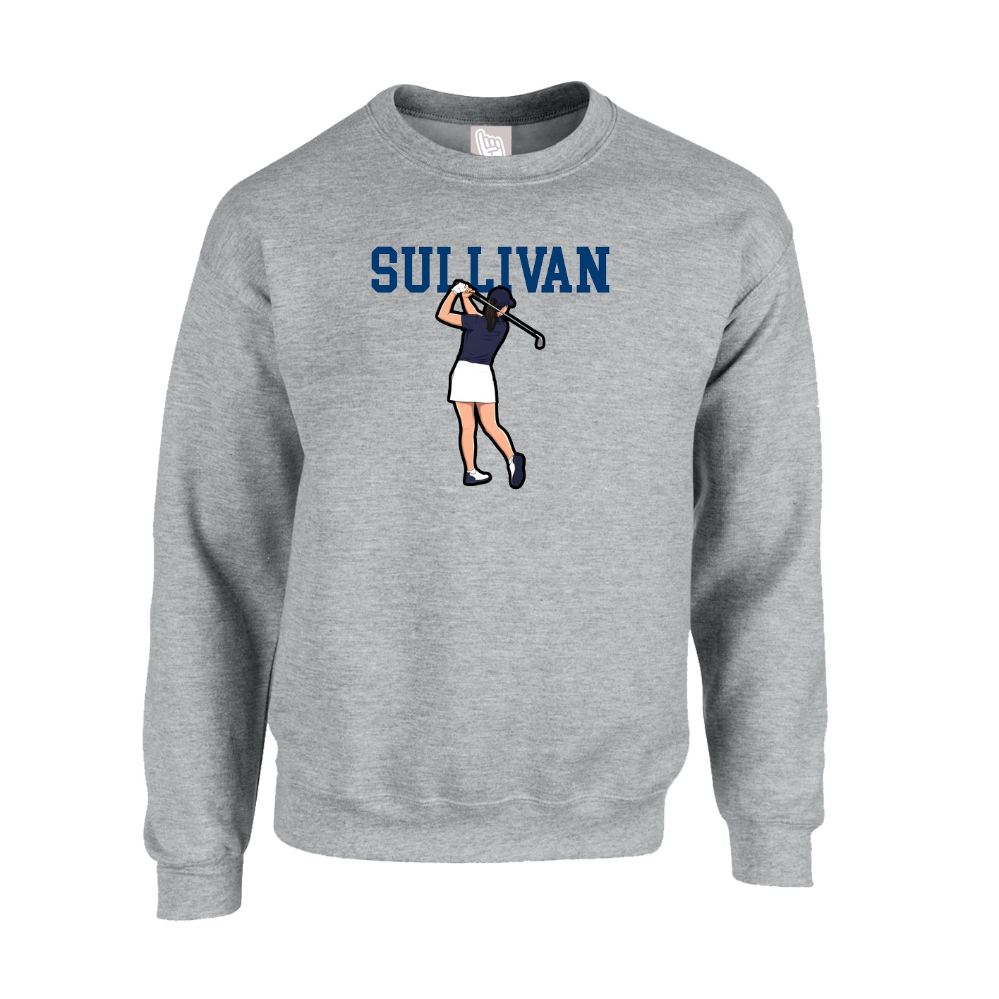 Fleece Crew — Shirsey in Grey