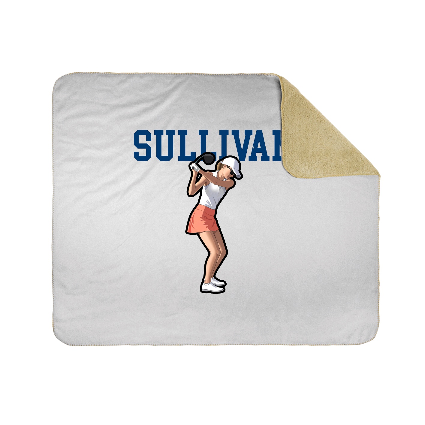 Throw Blanket — Shirsey in White