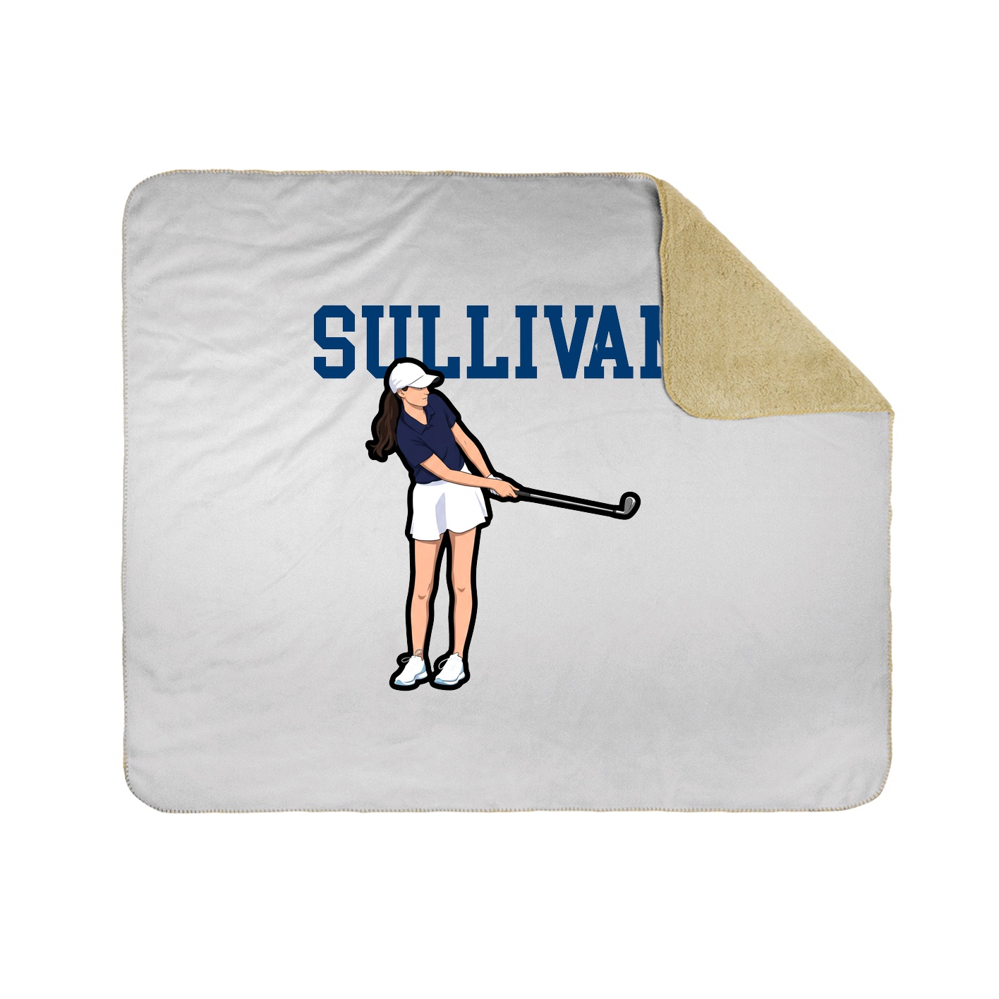 Throw Blanket — Shirsey in White