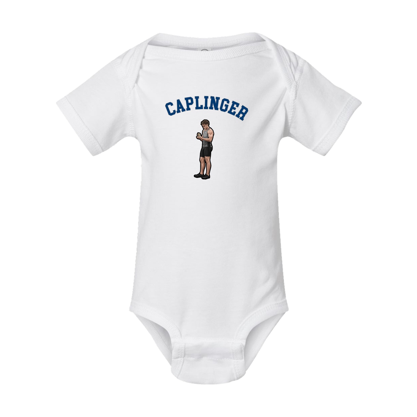 Baby Onesie — Shirsey Arch in White
