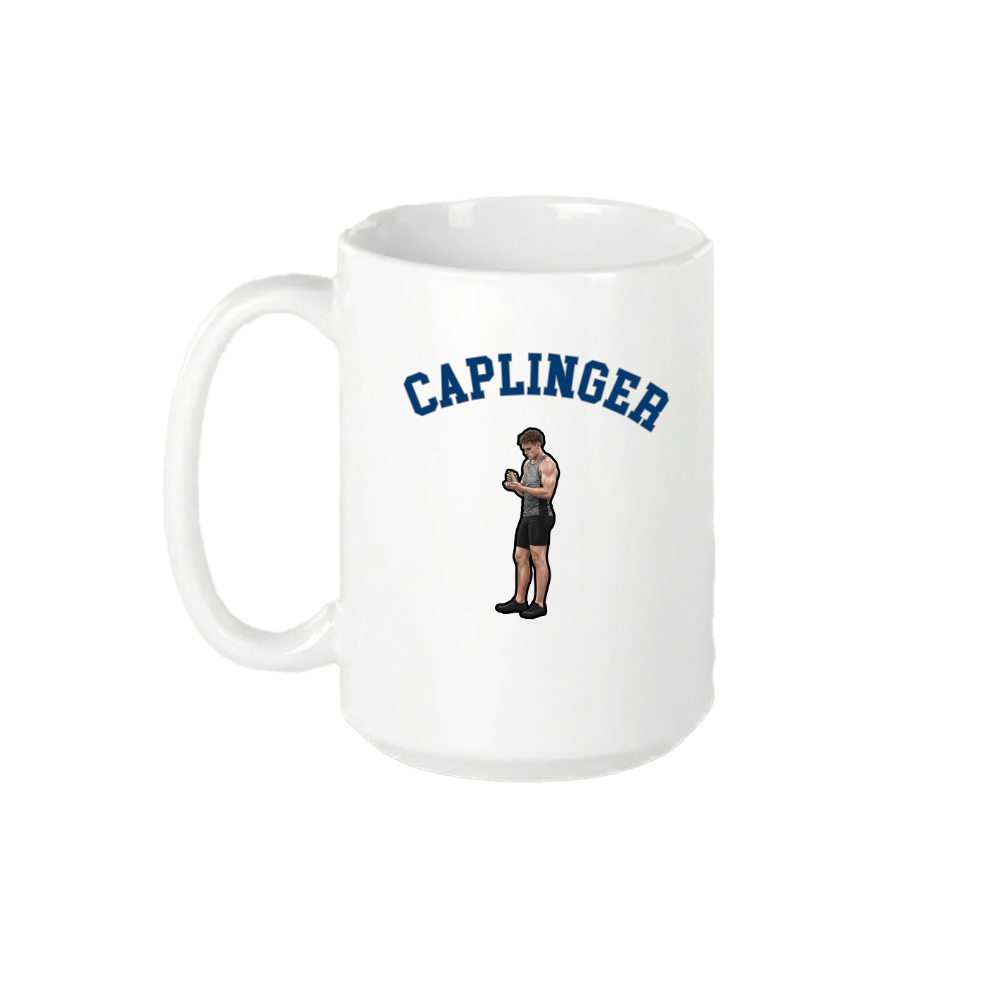 15oz Coffee Mug — Shirsey Arch in White
