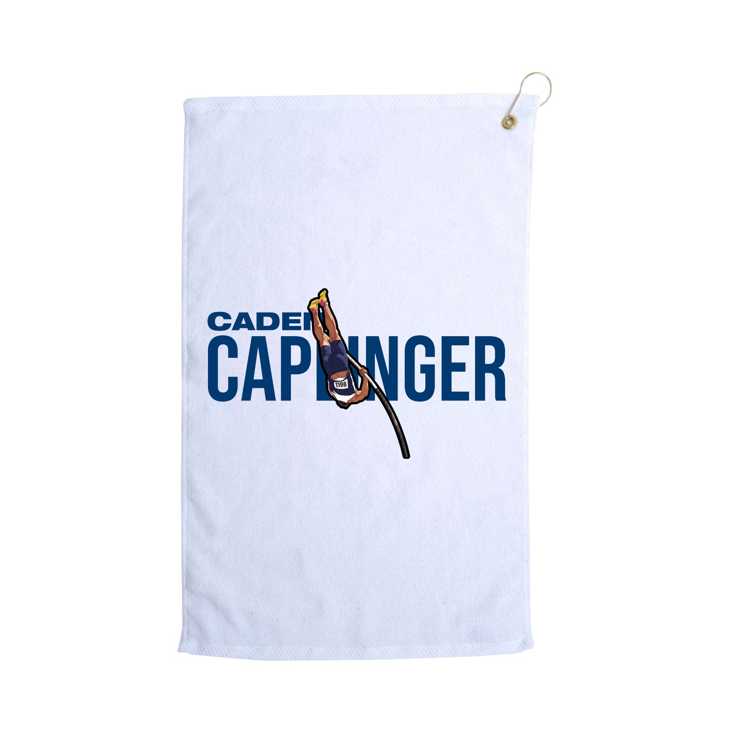 Golf Towel — Player Name in White