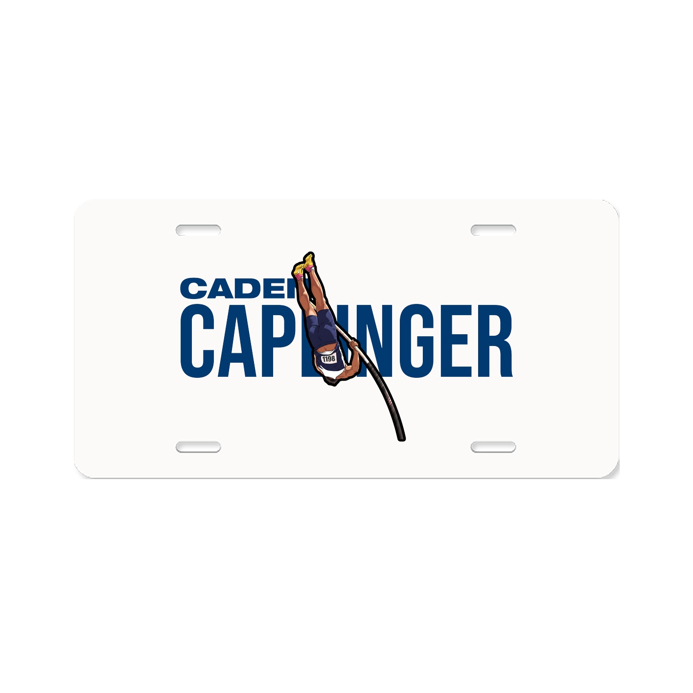 License Plate — Player Name in Classic