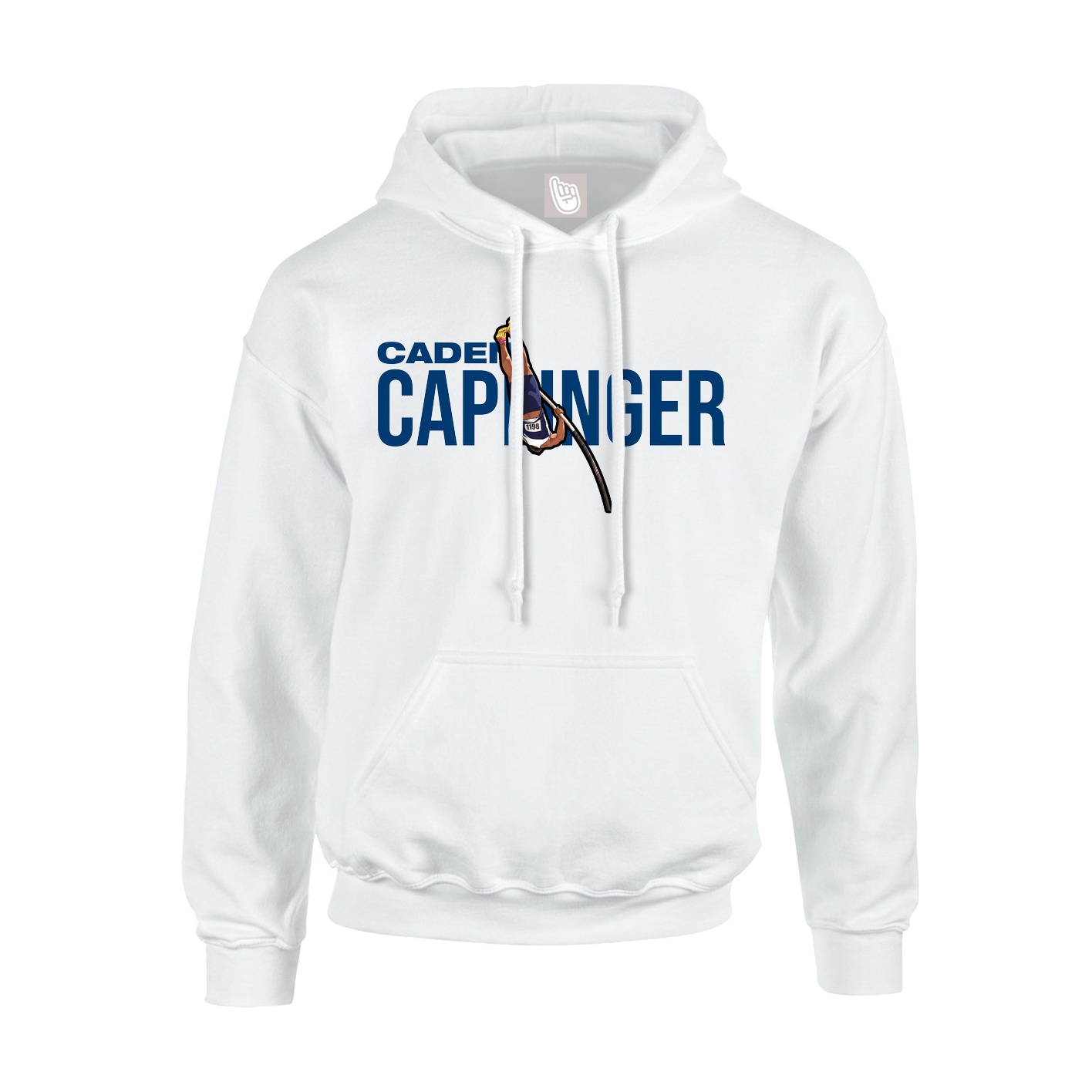 Hoodie — Player Name in White