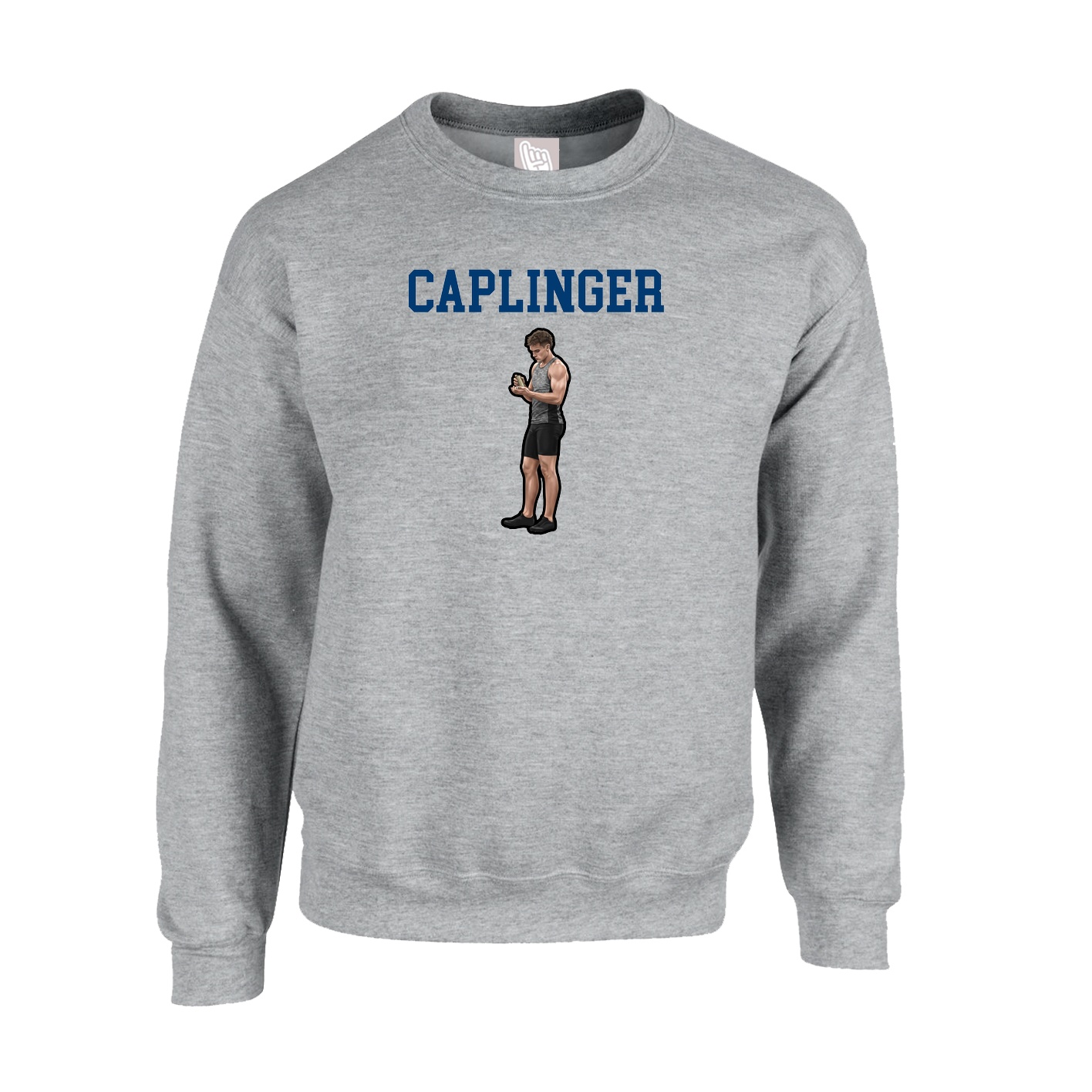 Fleece Crew — Shirsey in Grey