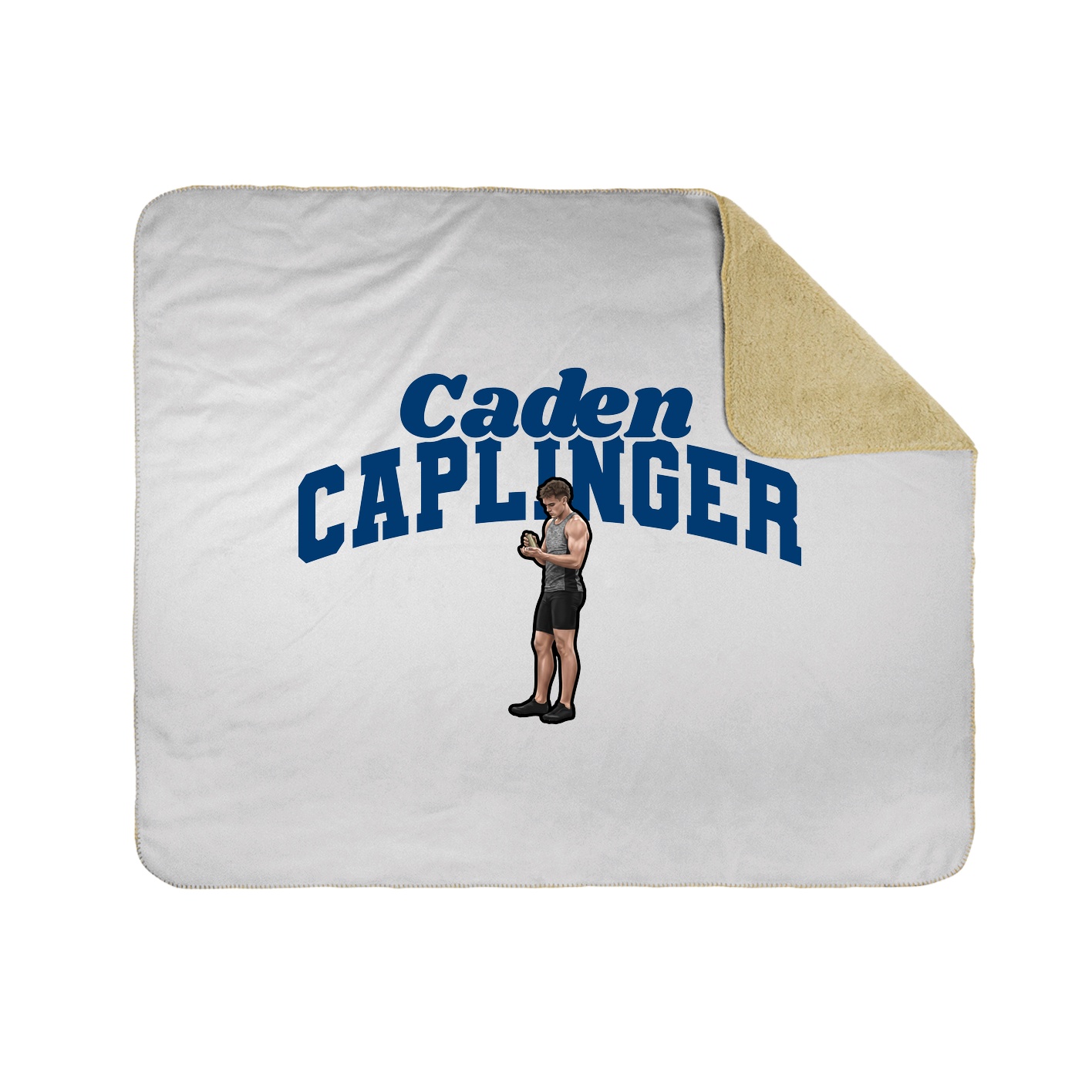 Throw Blanket — Signature Arch in White