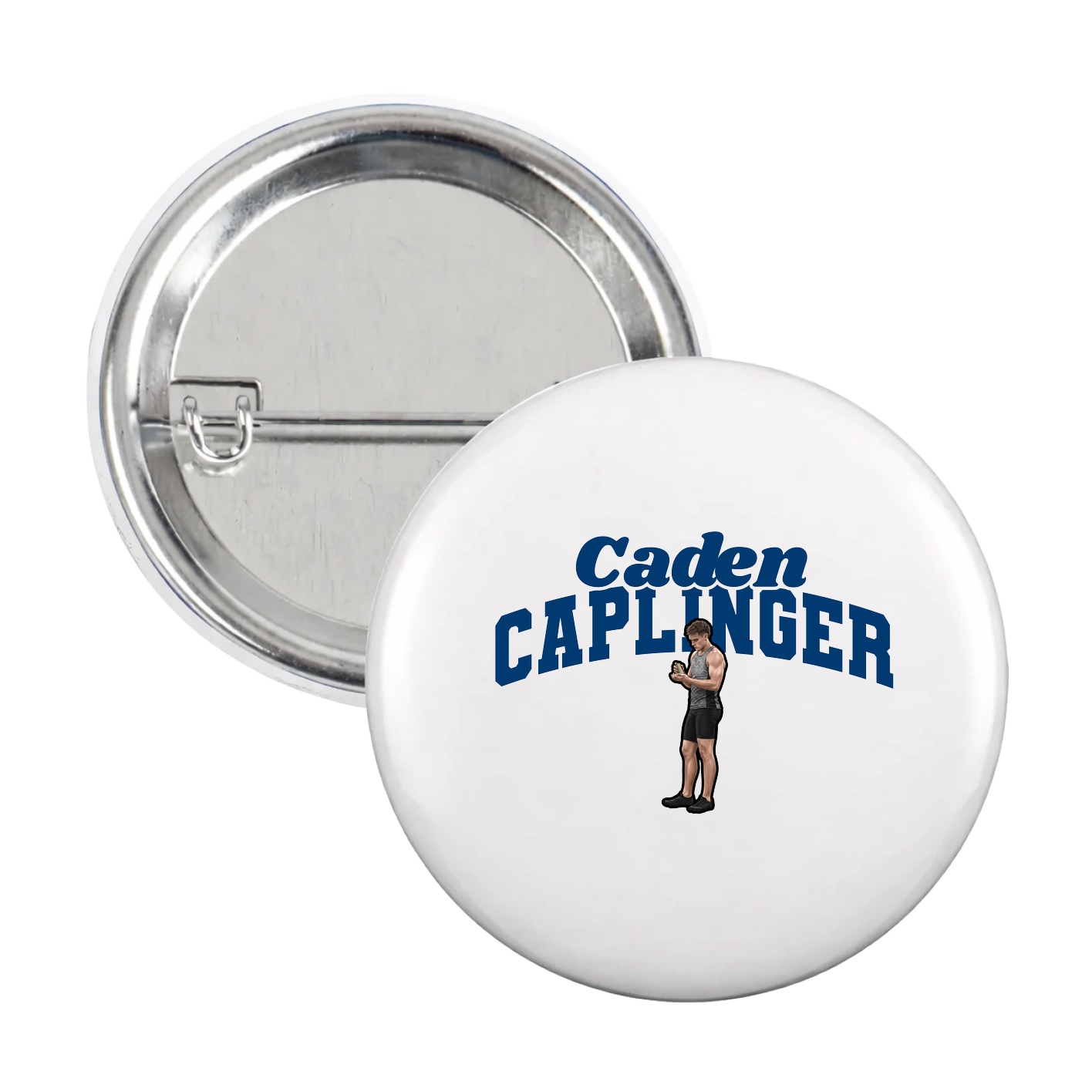 Game Day Button — Signature Arch in White