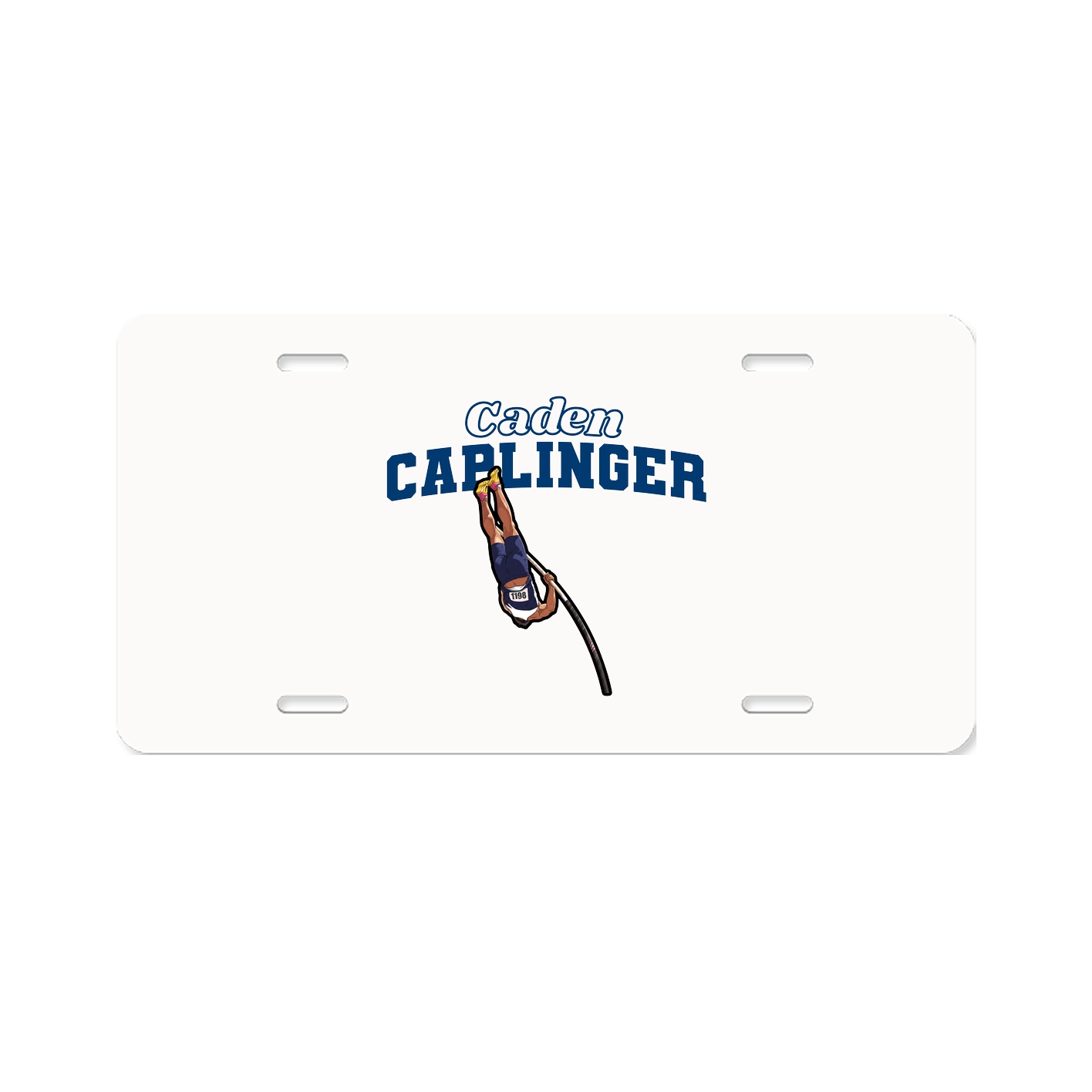 License Plate — Name Arch in Classic