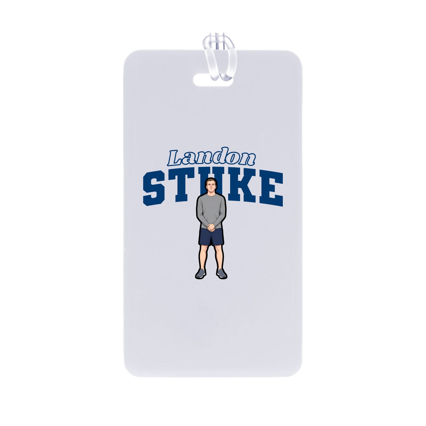 Bag Tag — Name Arch in Classic