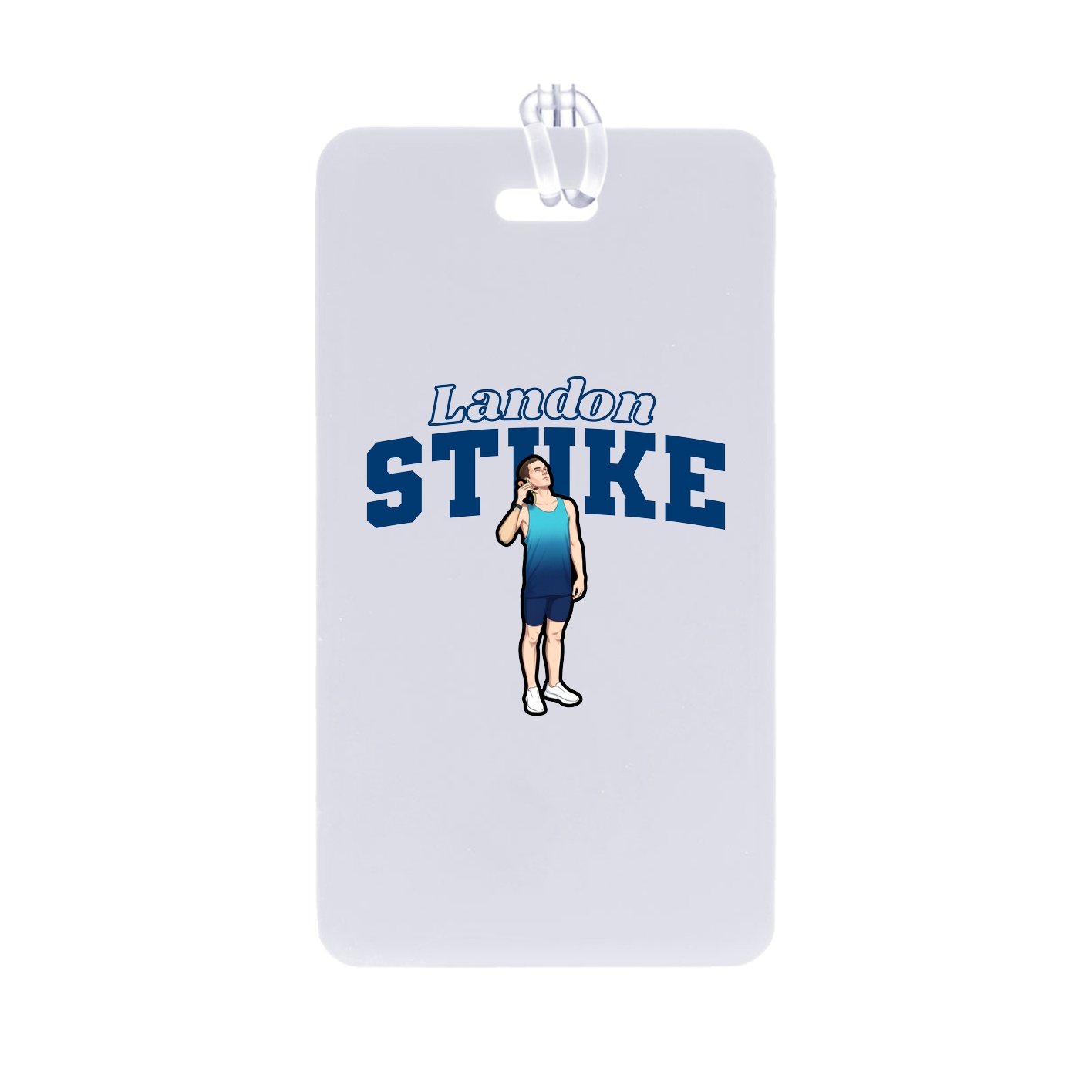 Bag Tag — Name Arch in Classic