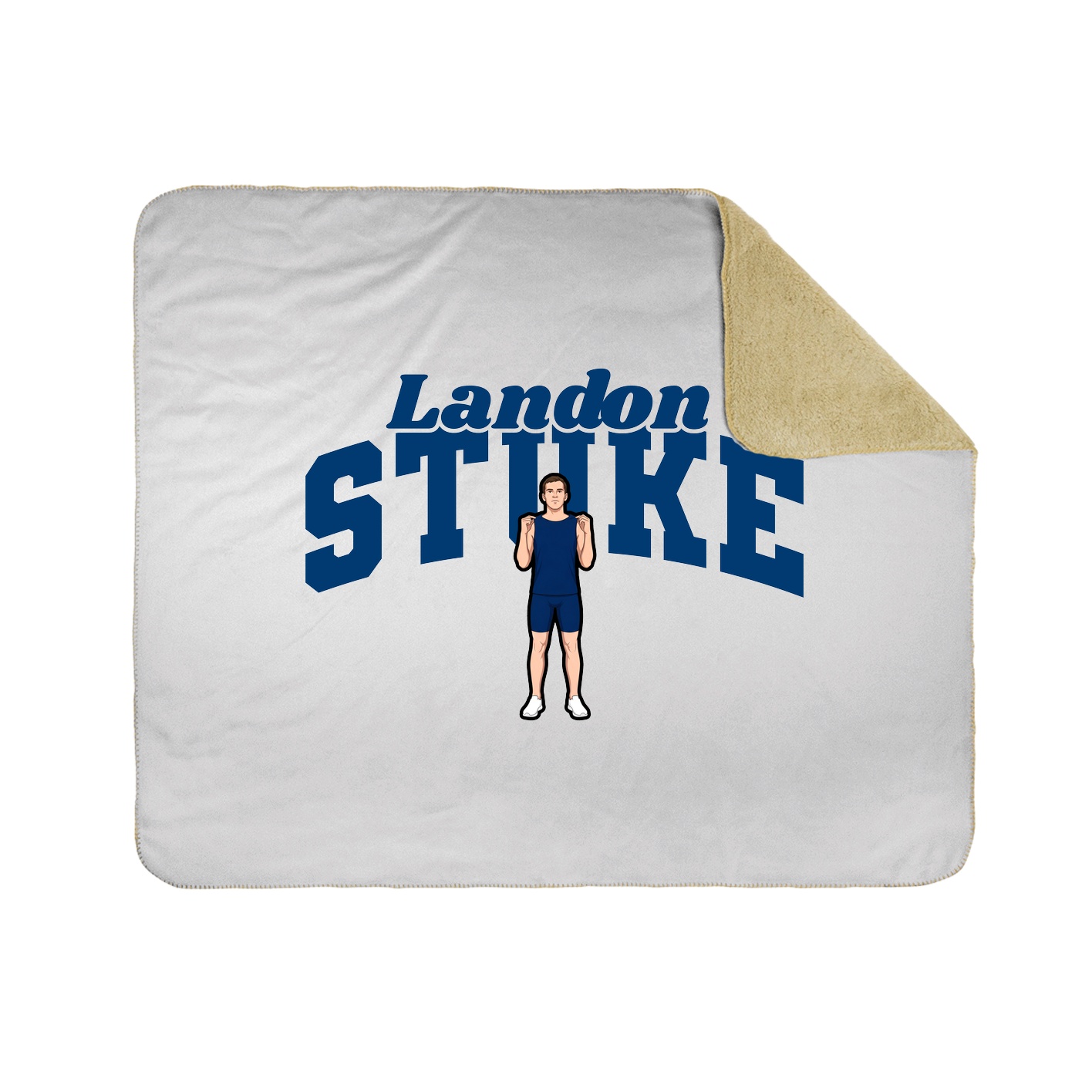 Throw Blanket — Signature Arch in White