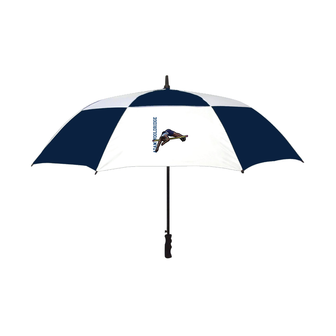Golf Umbrella — Name Vertical in Navy