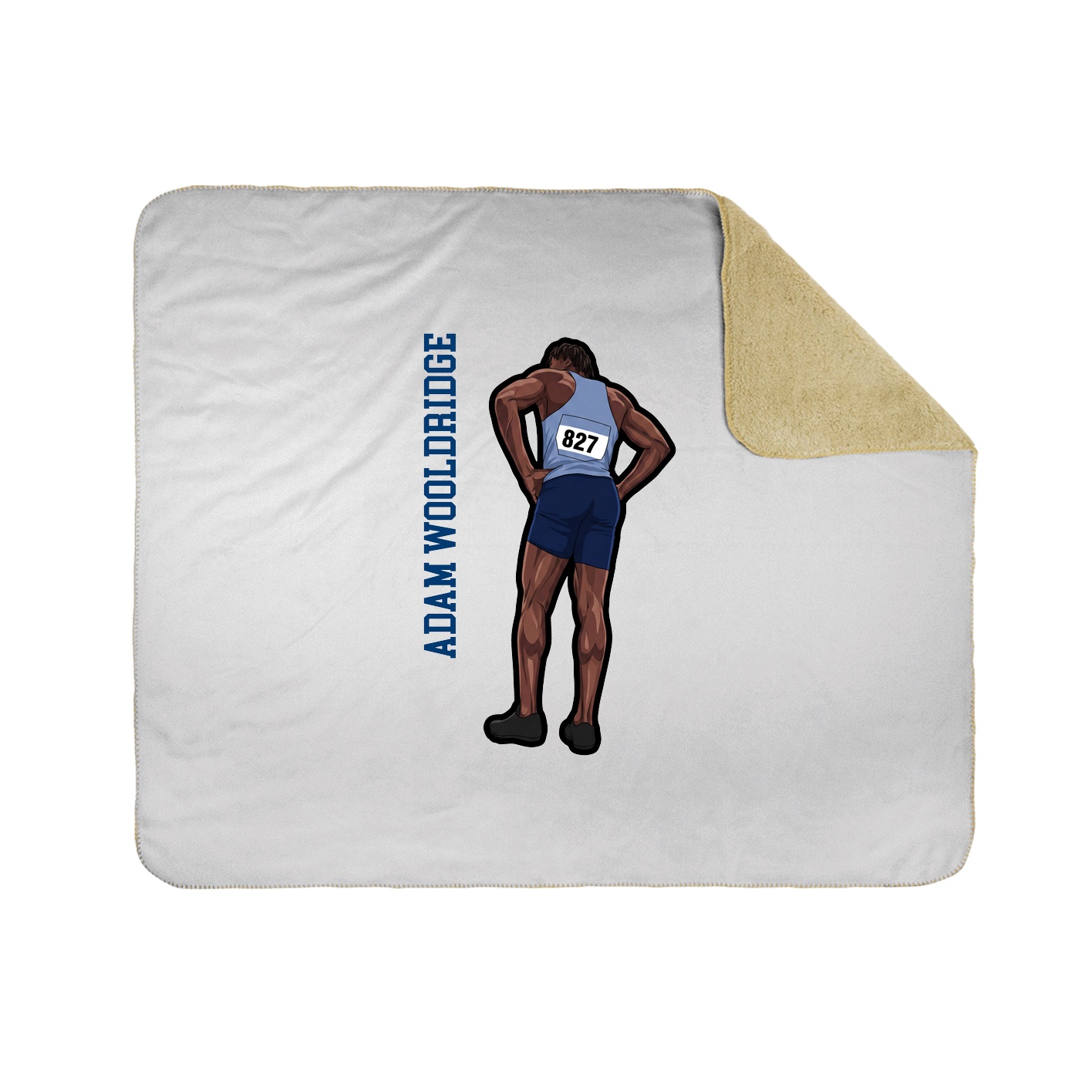 50x60 Sherpa Lined Throw Blanket