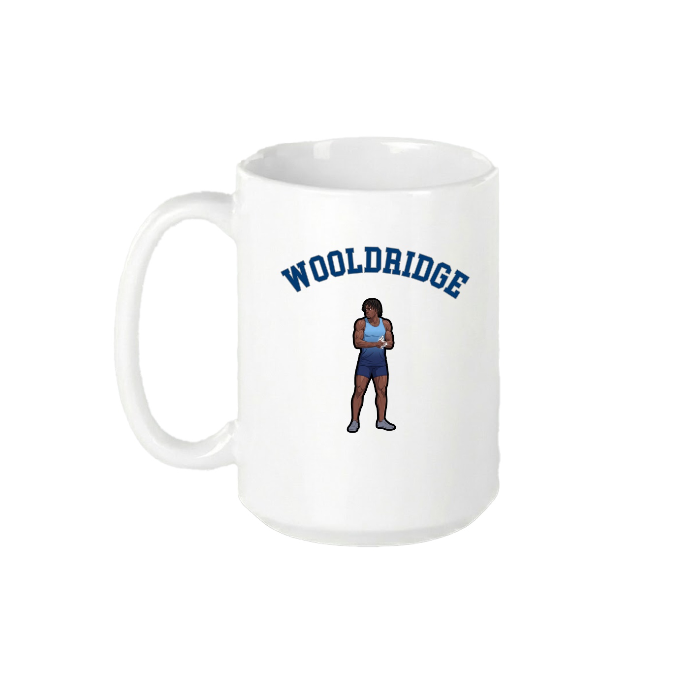 15oz Coffee Mug — Shirsey Arch in White
