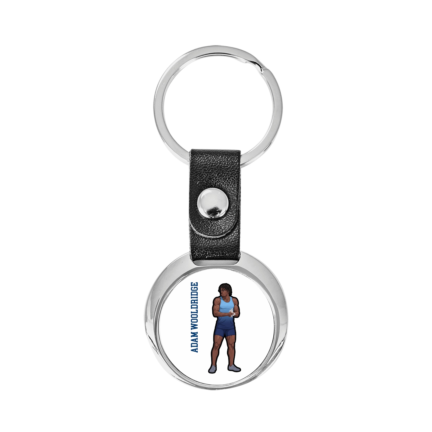 Key Chain — Name Vertical in Classic