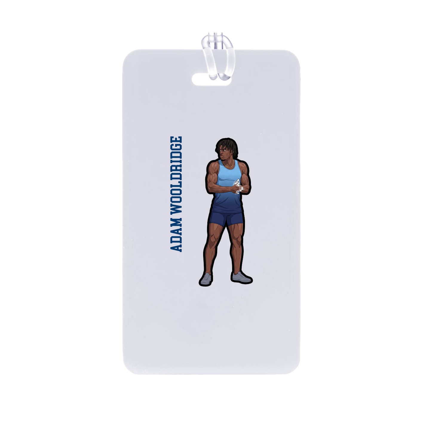 Bag Tag — Name Vertical in Classic