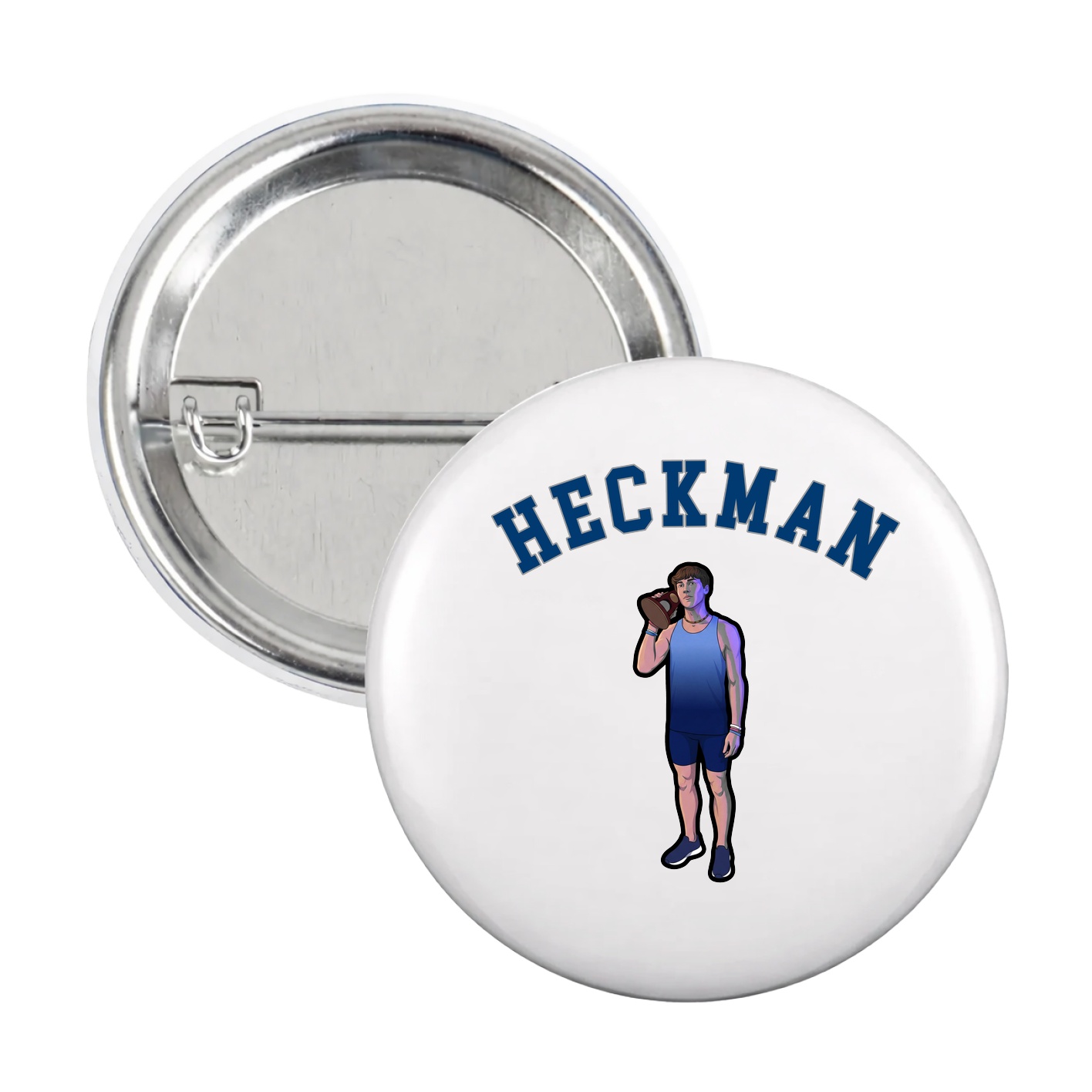 Game Day Button — Shirsey Arch in White