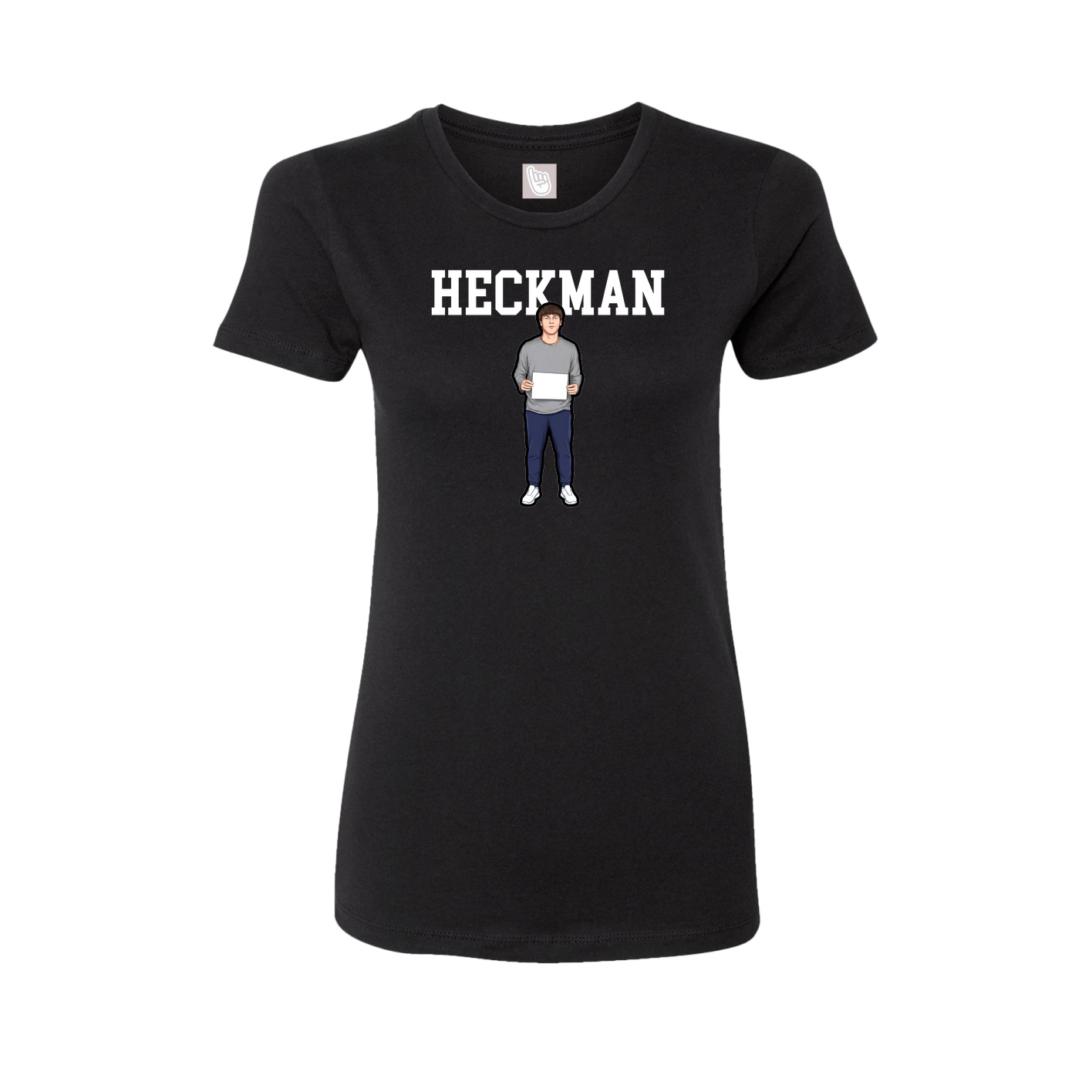 Fitted Women's Tee — Shirsey in Black