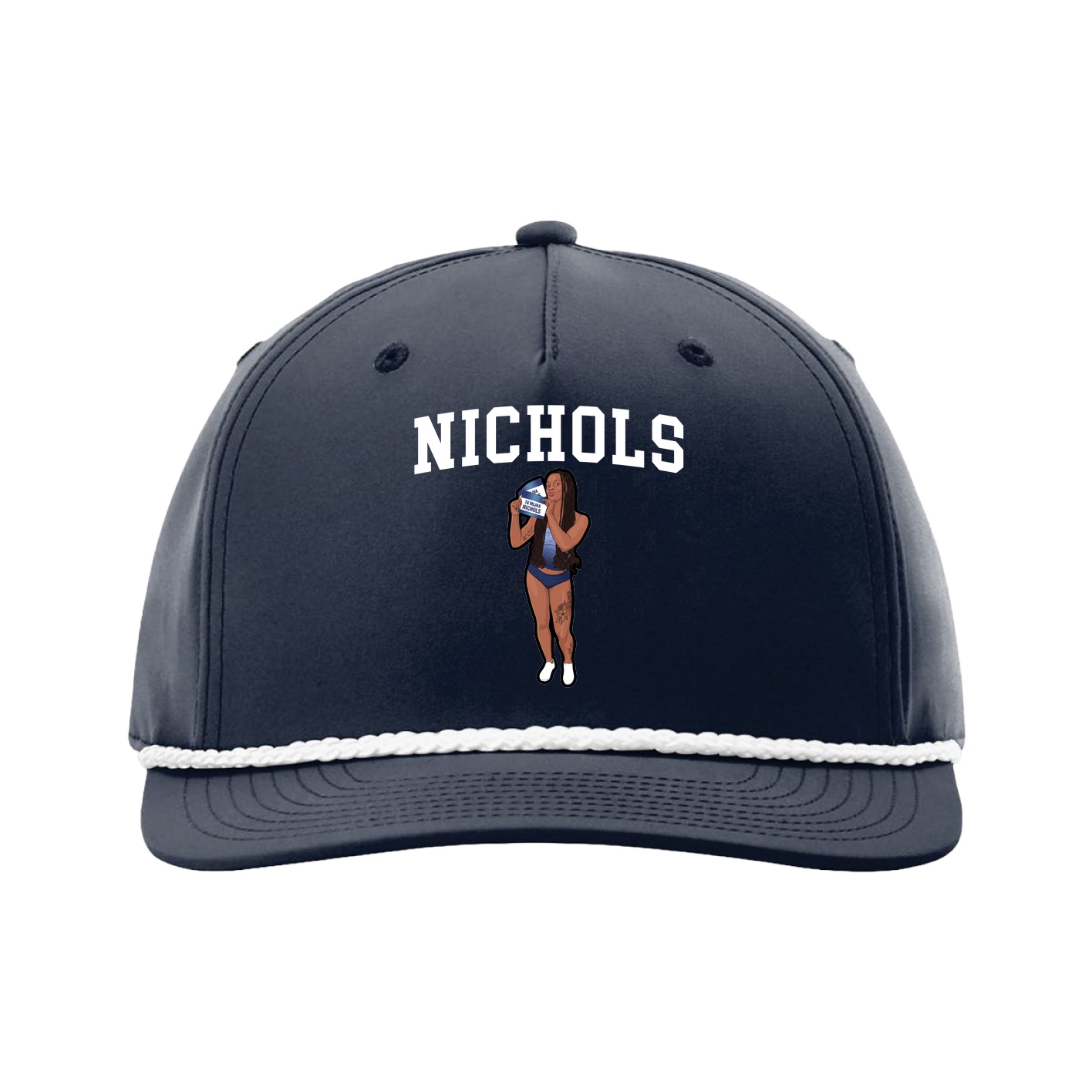 Five-Panel Classic Rope Cap — Shirsey in Navy
