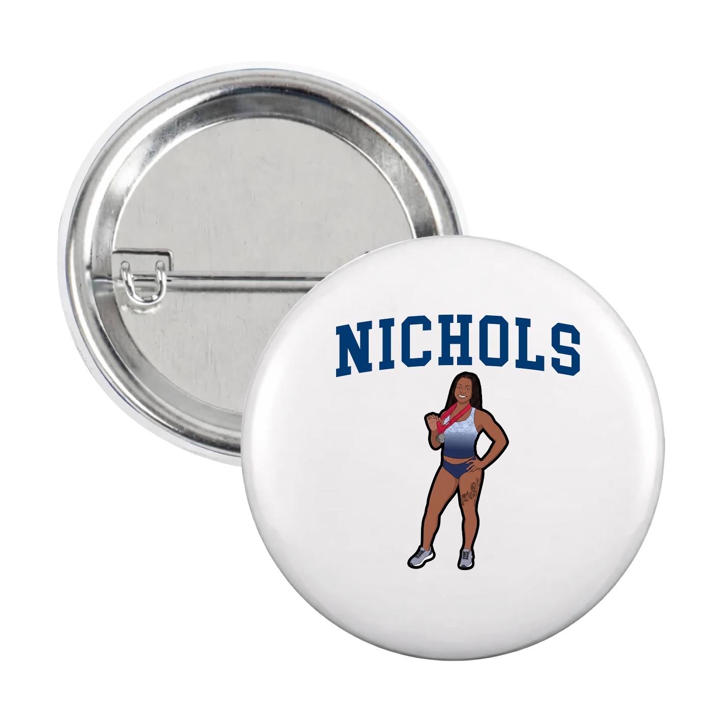 Game Day Button — Shirsey in White