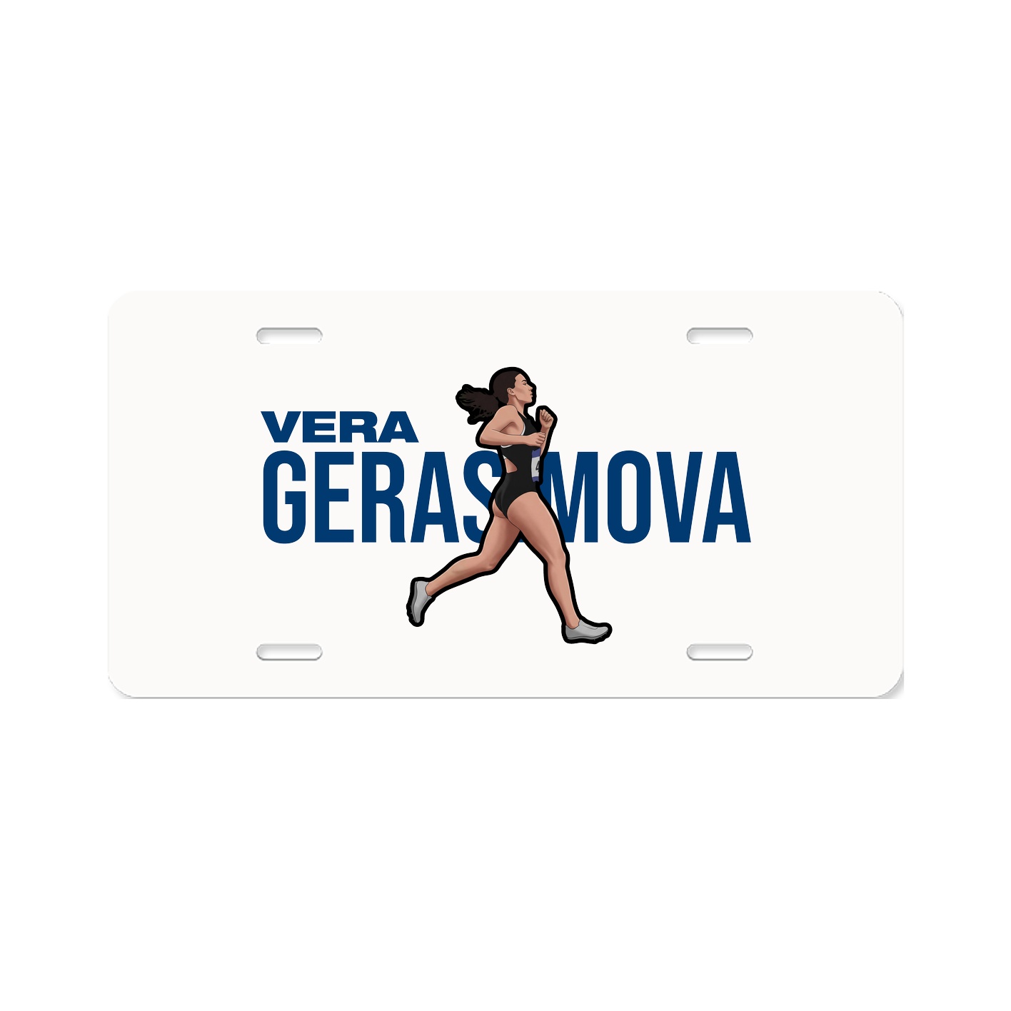 License Plate — Player Name in Classic