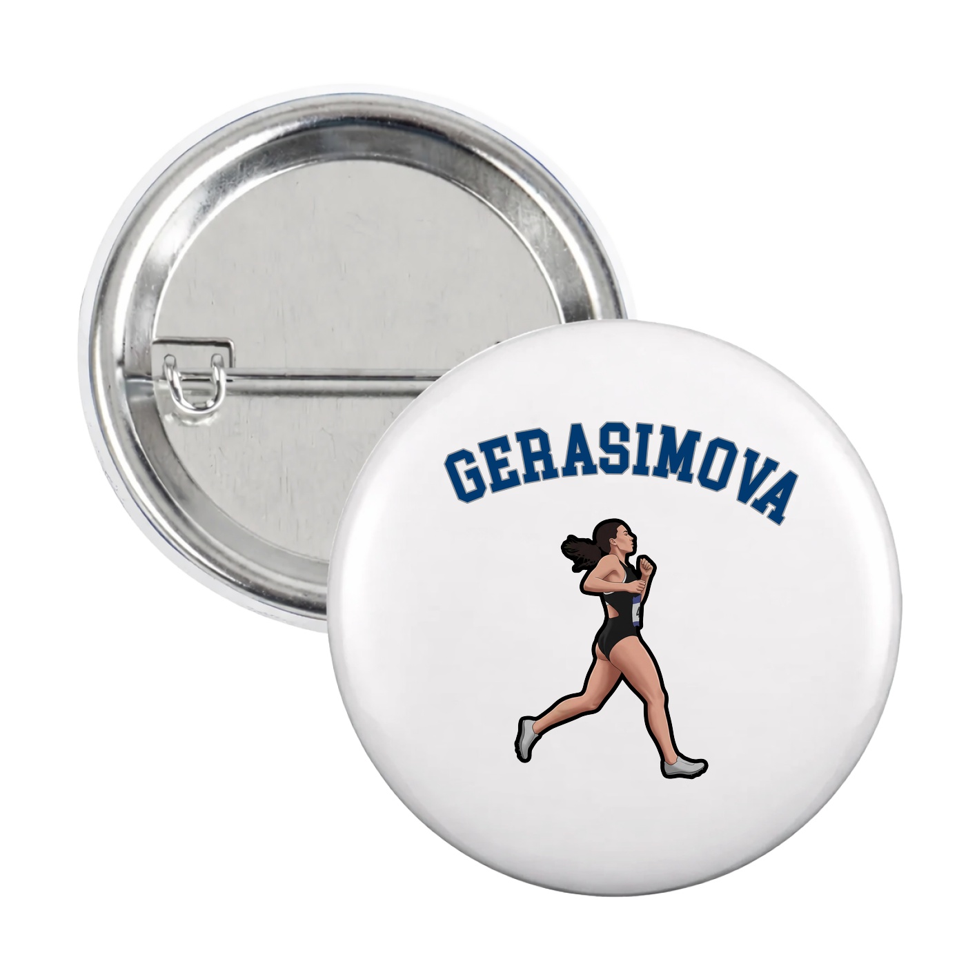Game Day Button — Shirsey Arch in White