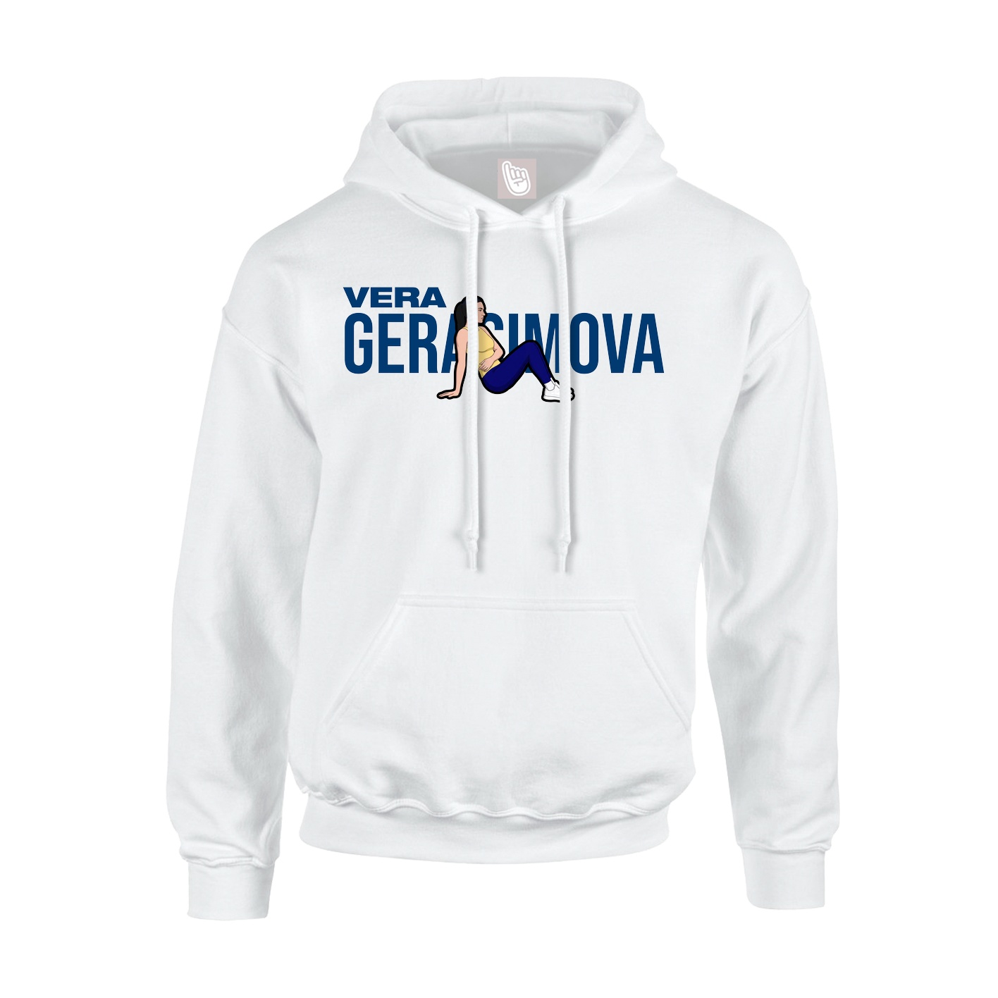Youth Hoodie — Player Name in White