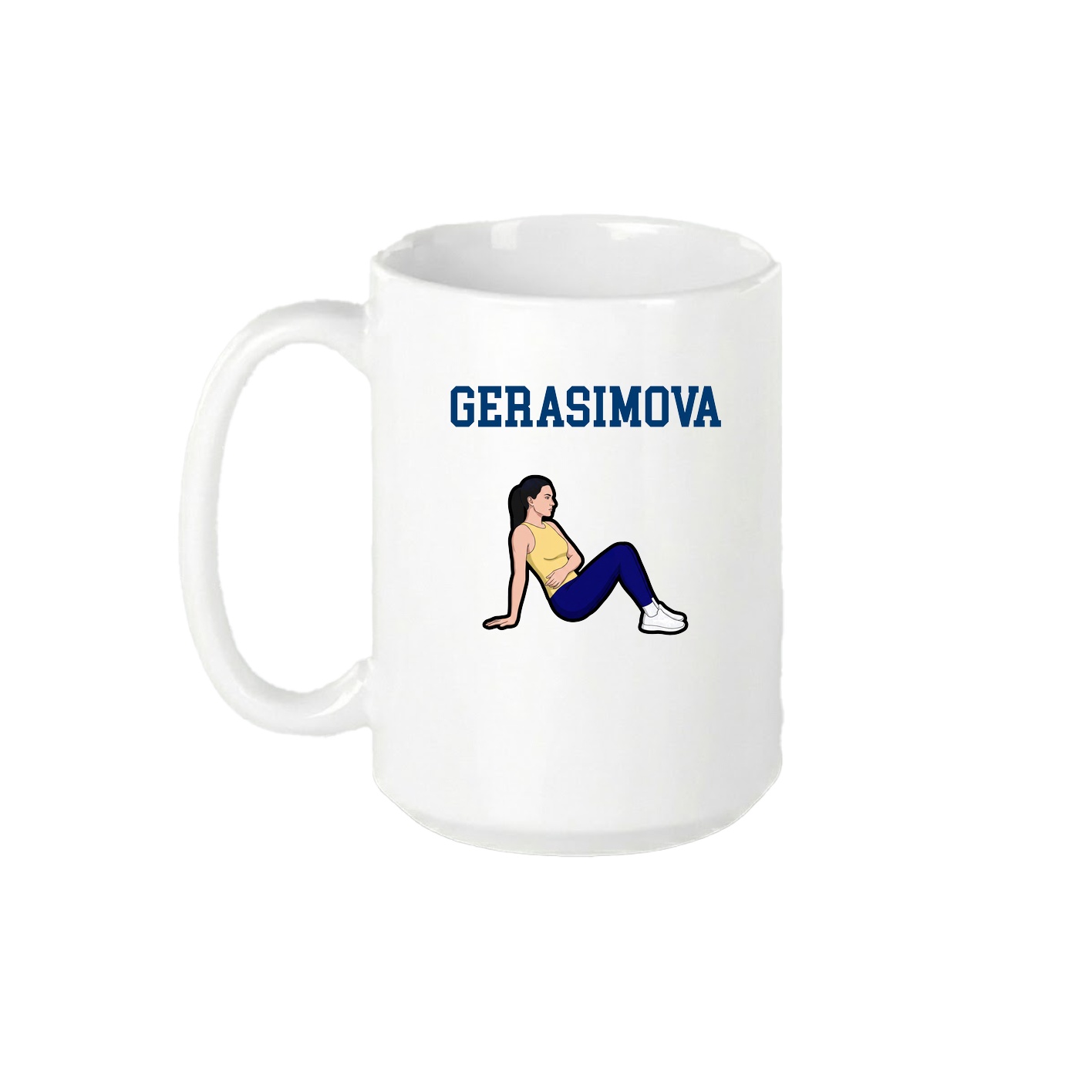 15oz Coffee Mug — Shirsey in White