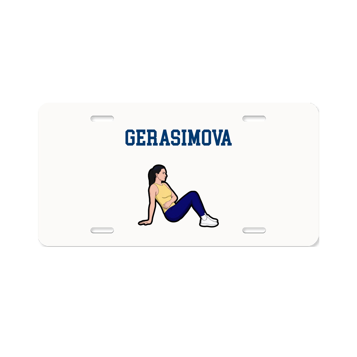 License Plate — Shirsey in Classic