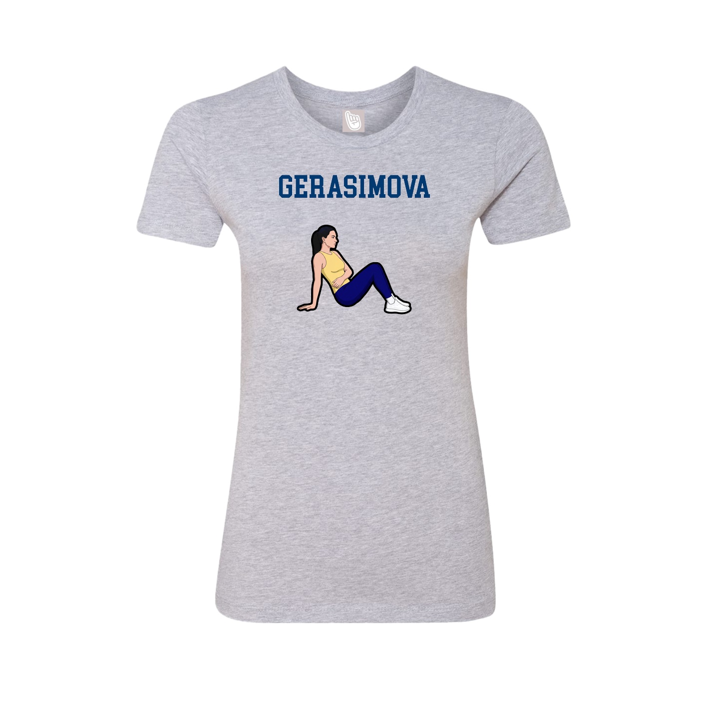 Fitted Women's Tee — Shirsey in Grey