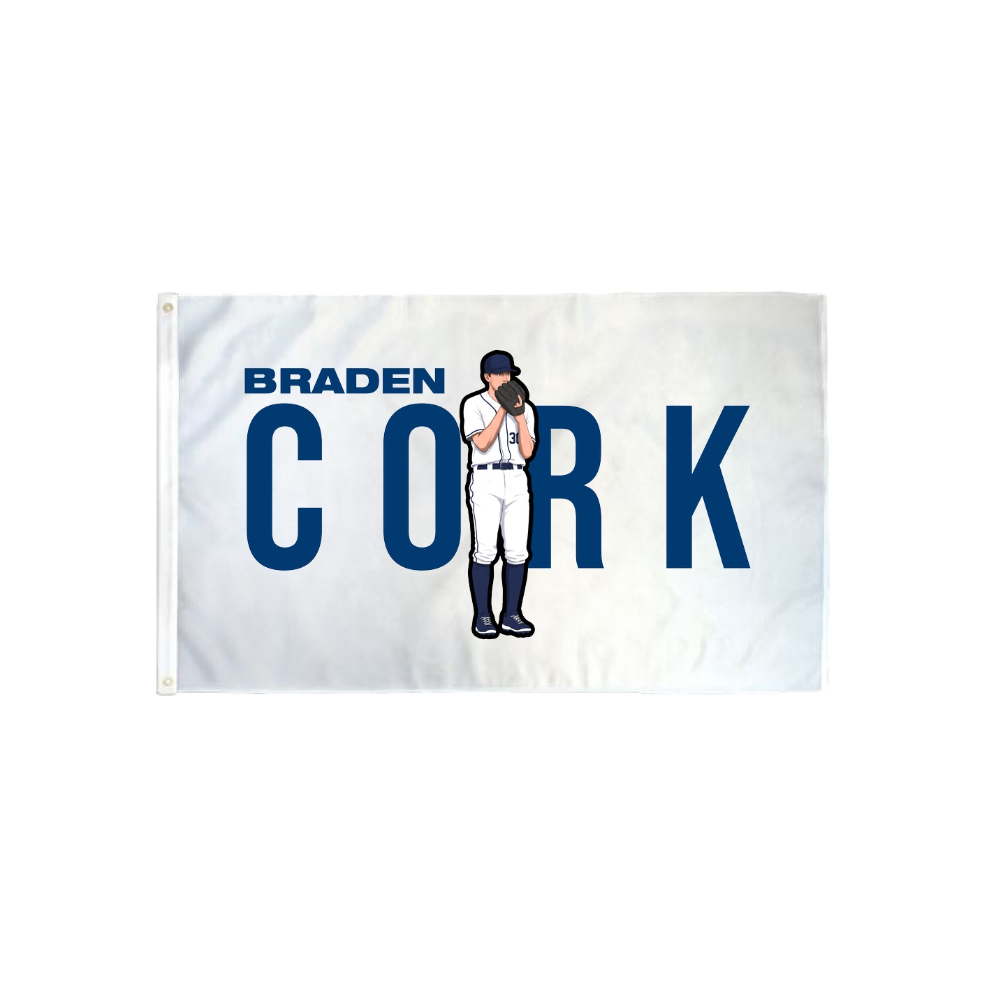 3x5 Flag — Player Name in Classic