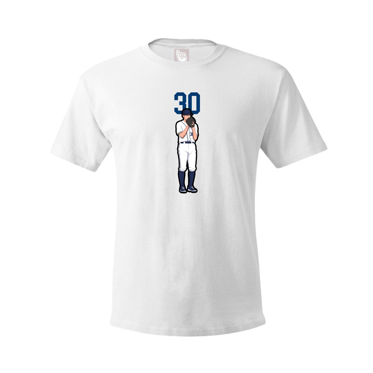 Tee — Number Top in White