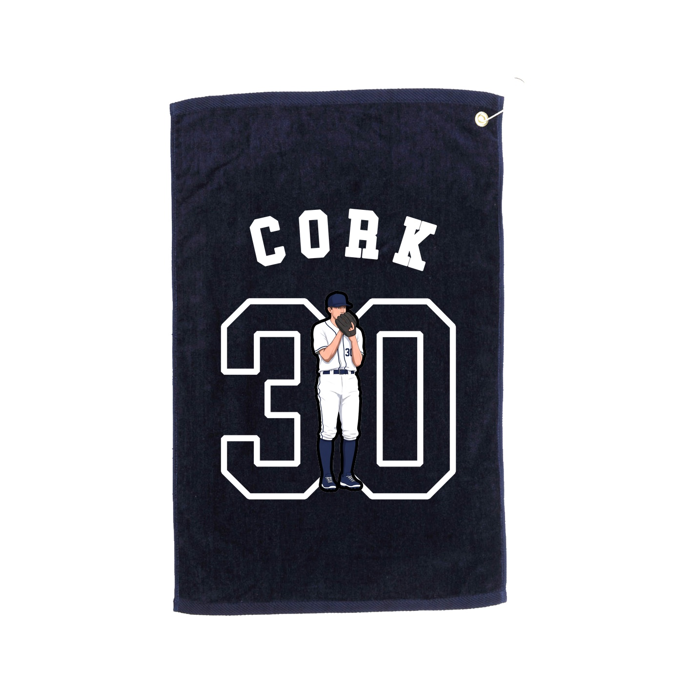 Golf Towel — Shirsey Arch in Navy