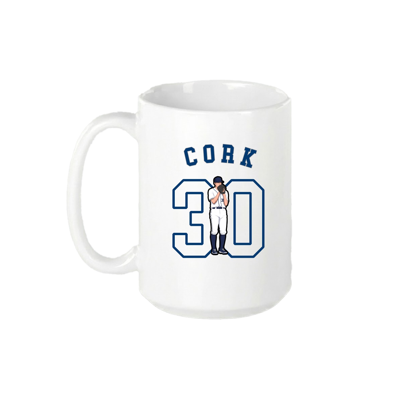 15oz Coffee Mug — Shirsey Arch in White