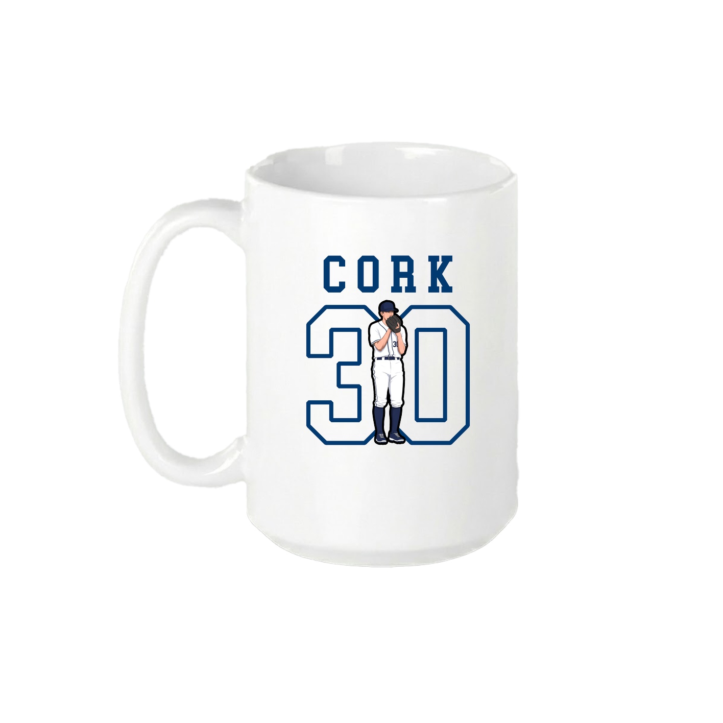 15oz Coffee Mug — Shirsey in White