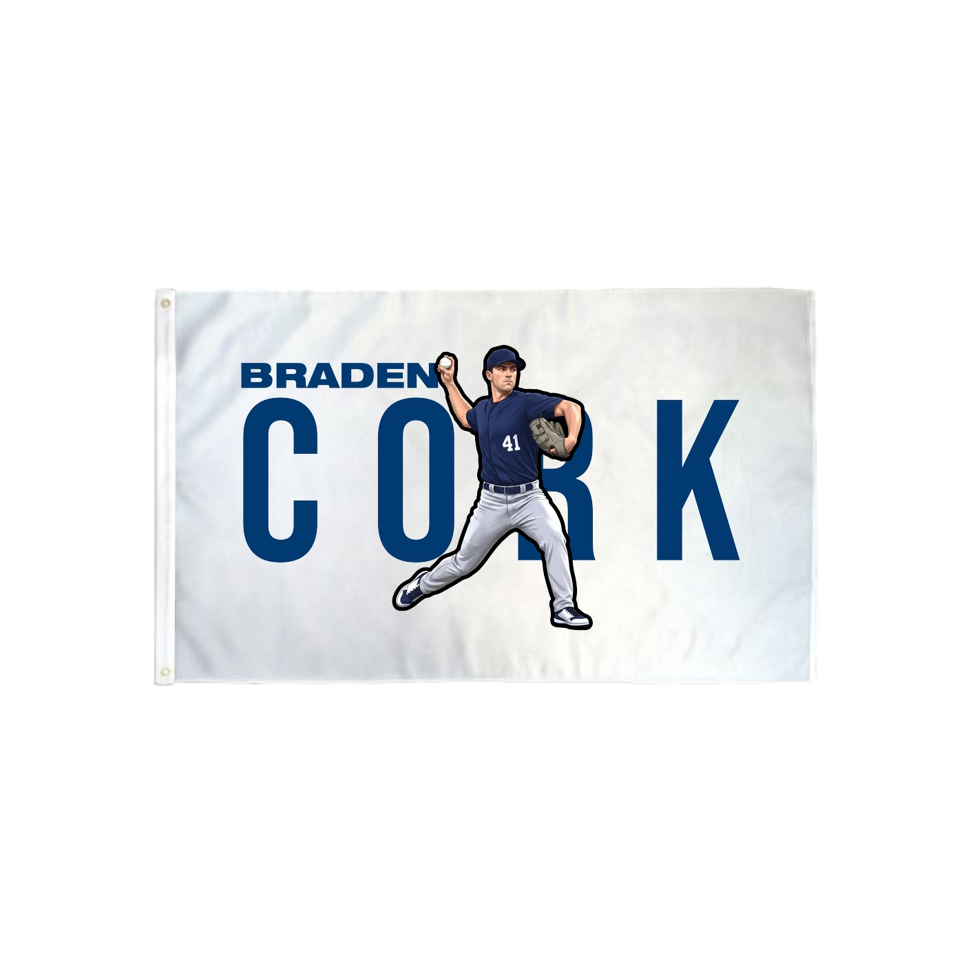 3x5 Flag — Player Name in Classic