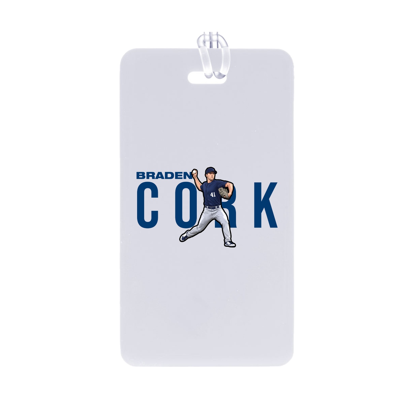 Bag Tag — Player Name in Classic