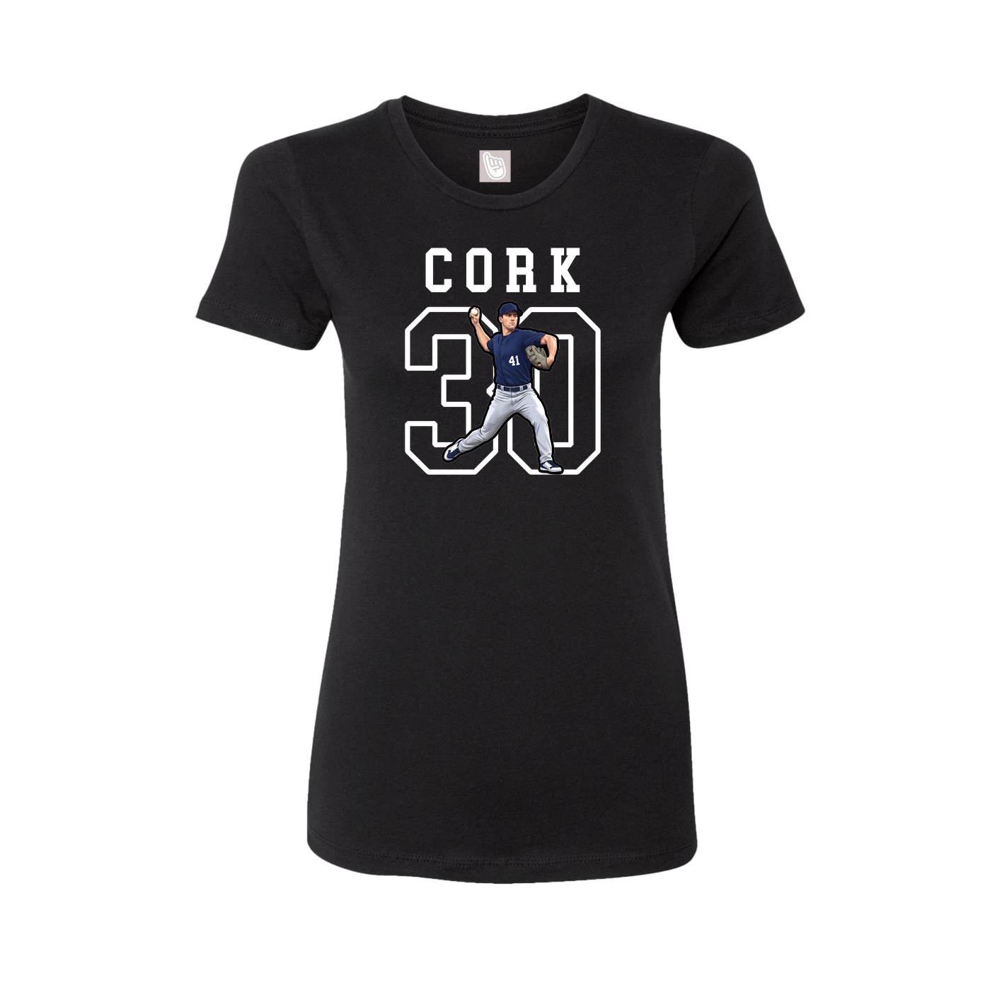Fitted Women's Tee — Shirsey in Black