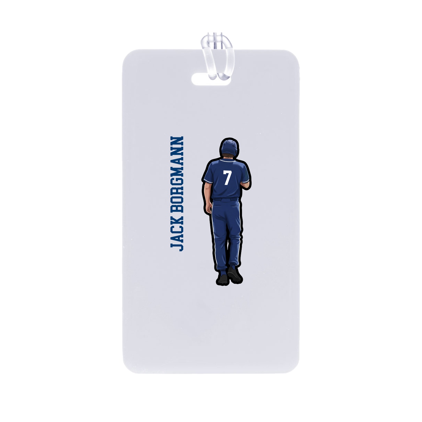 Bag Tag — Name Vertical in Classic