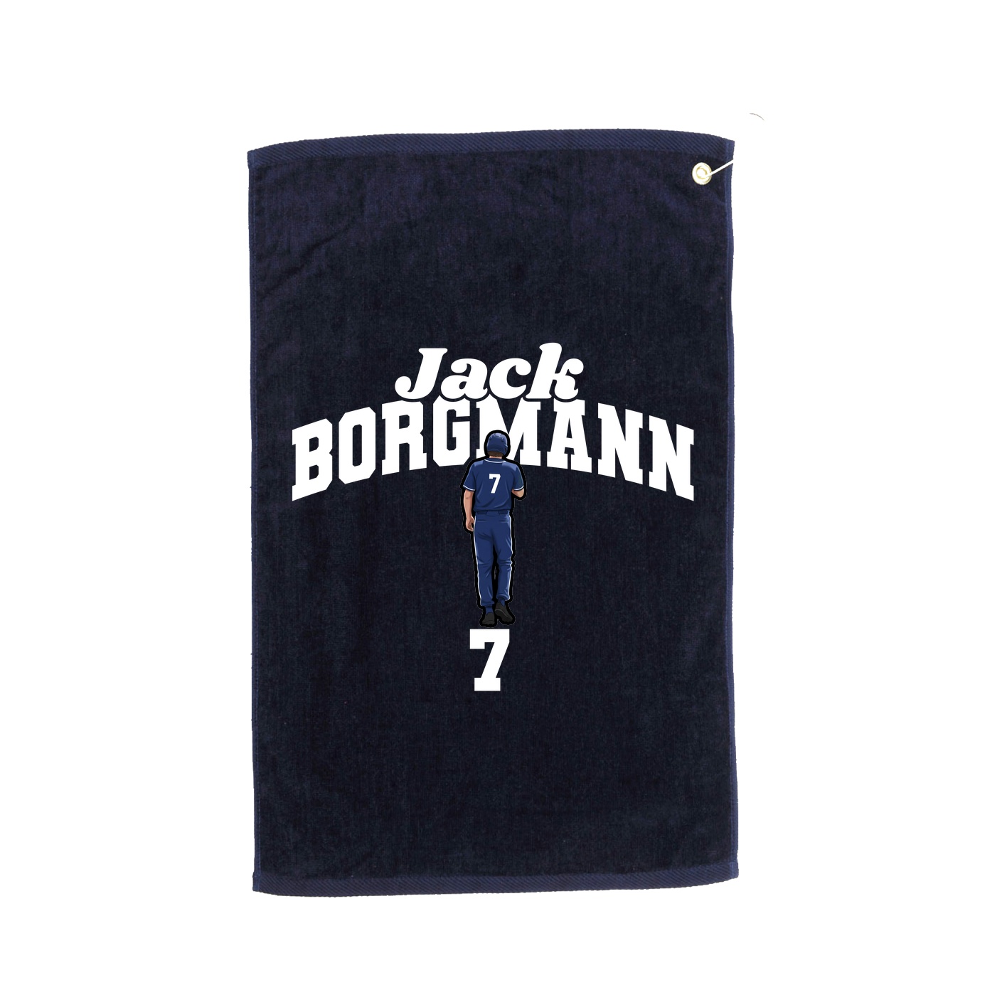 Golf Towel — Signature Arch in Navy