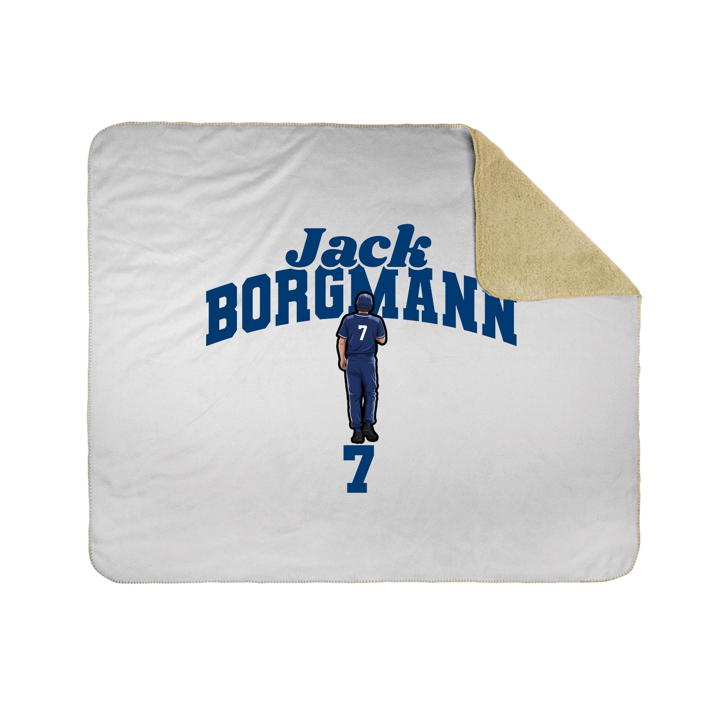 Throw Blanket — Signature Arch in White