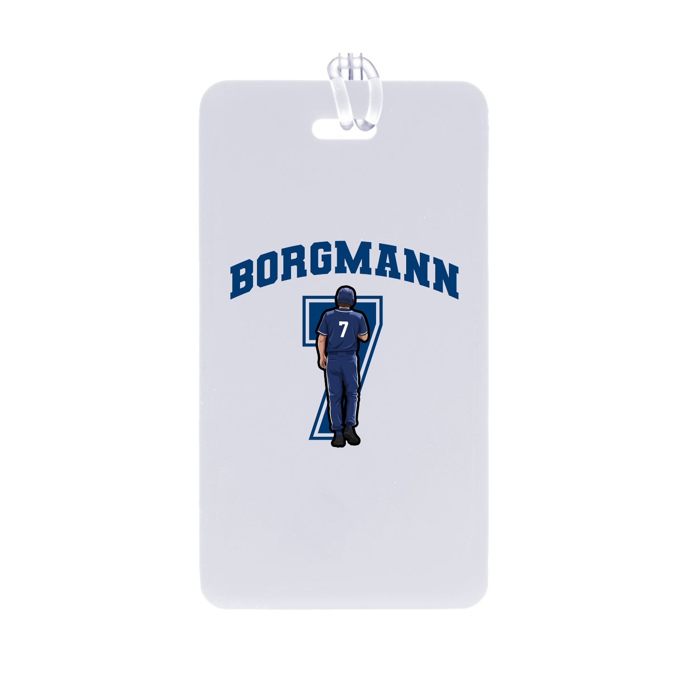 Bag Tag — Number in Classic