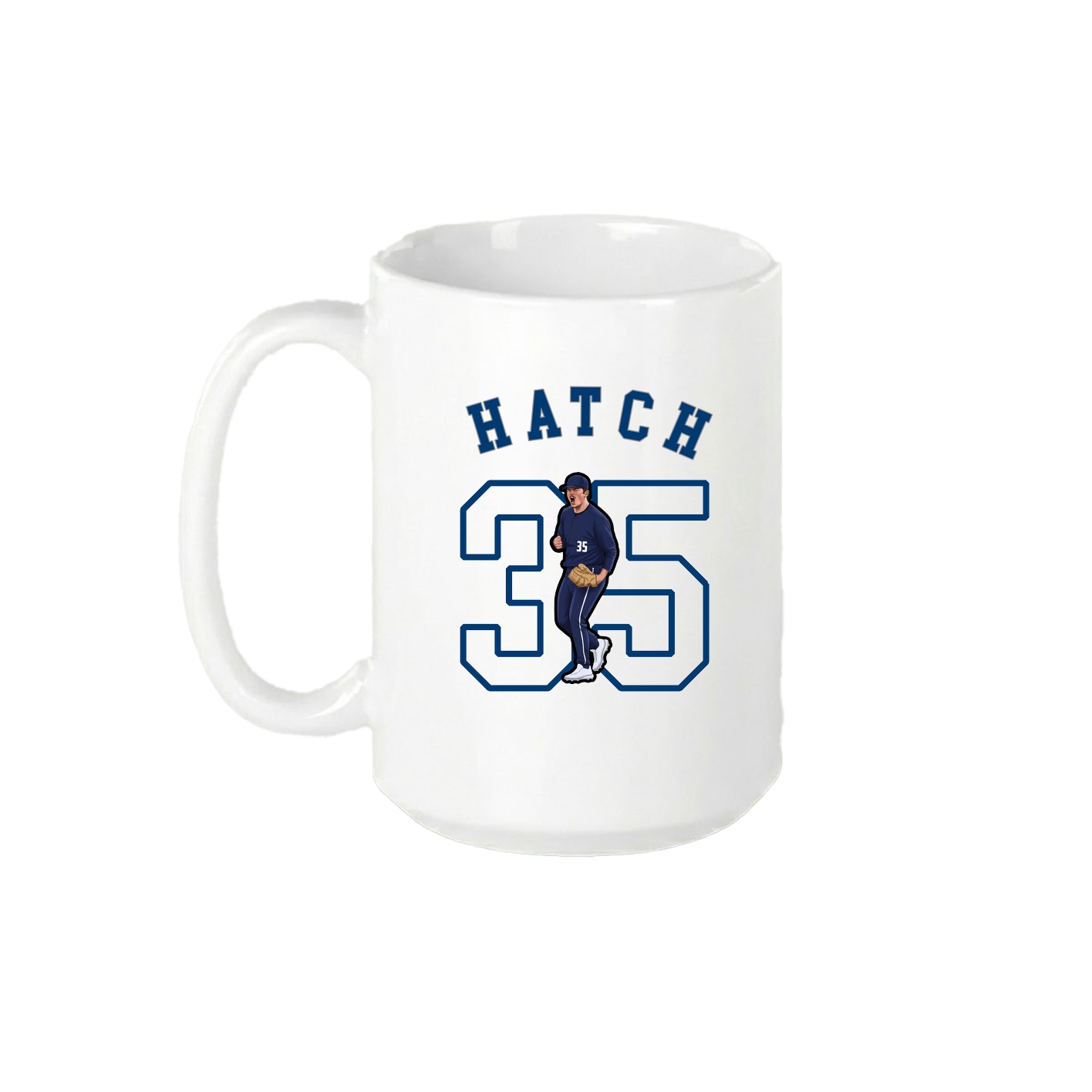 15oz Coffee Mug — Shirsey Arch in White